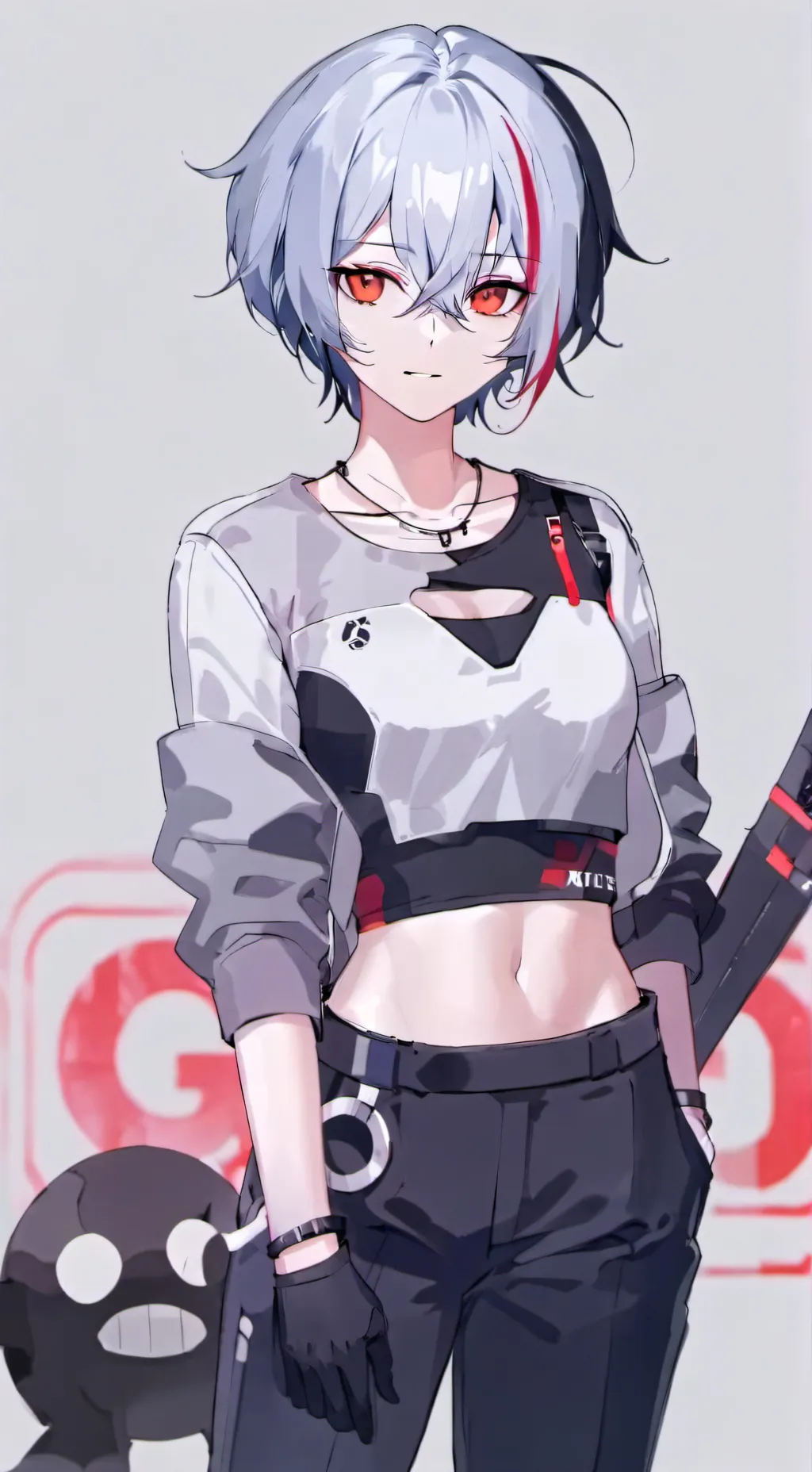 ai character: Aquamarine background