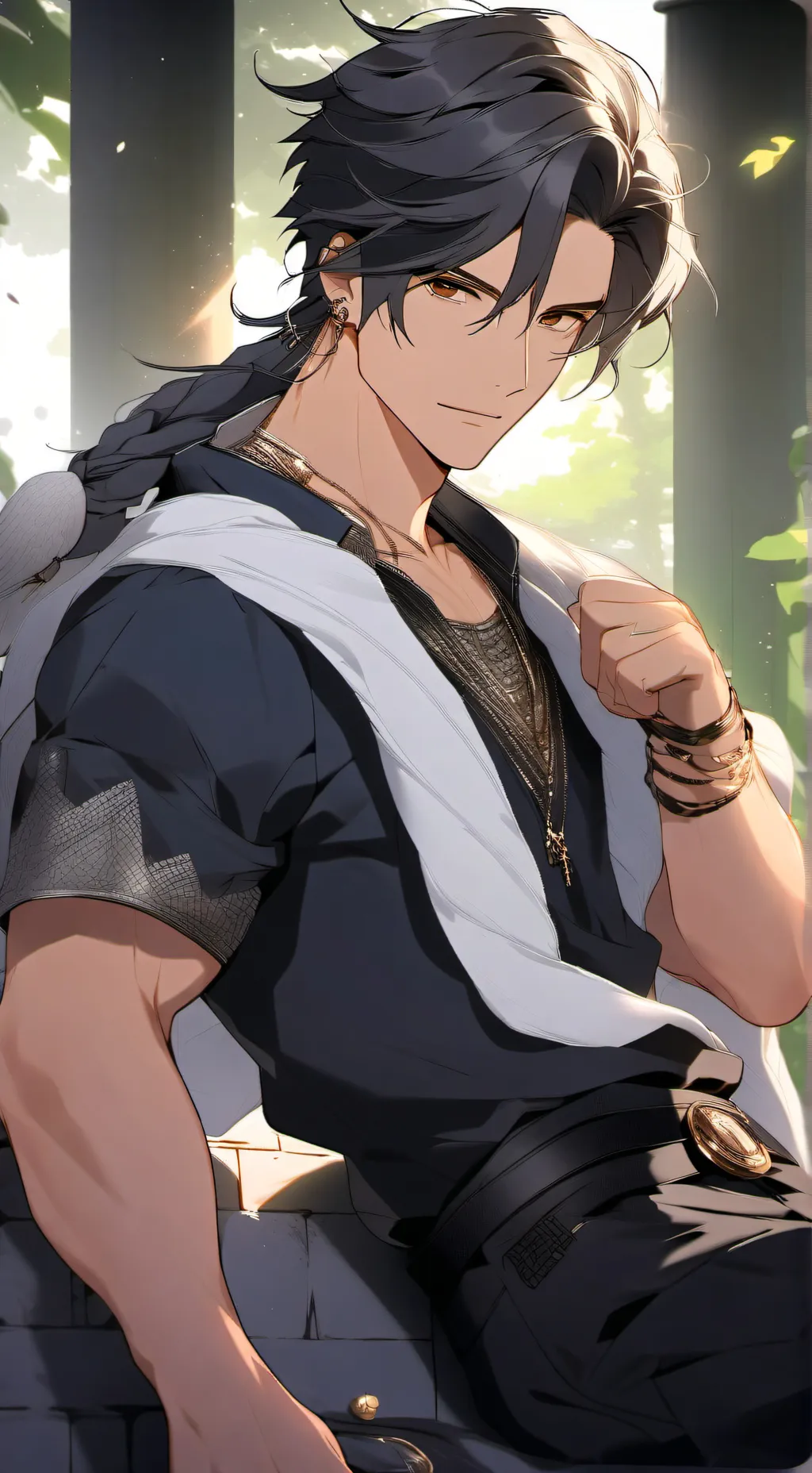 ai character: Nik background