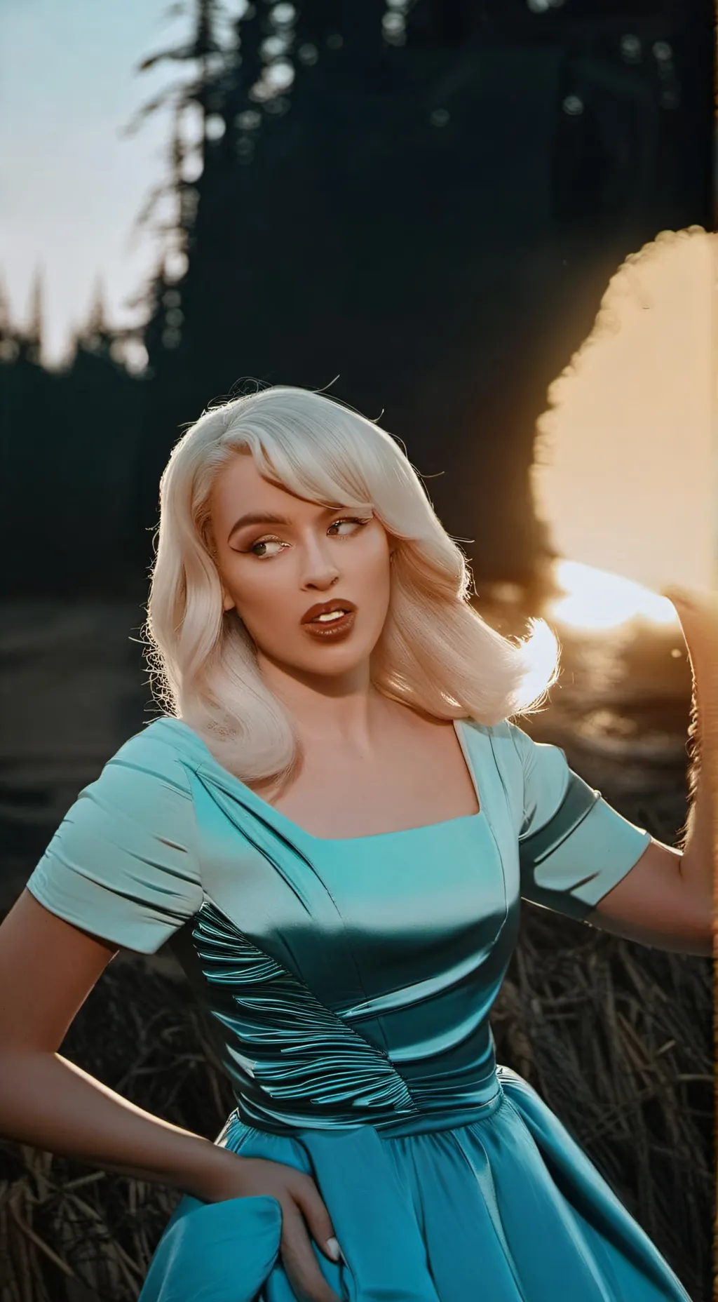 ai character: Sabrina Carpenter background