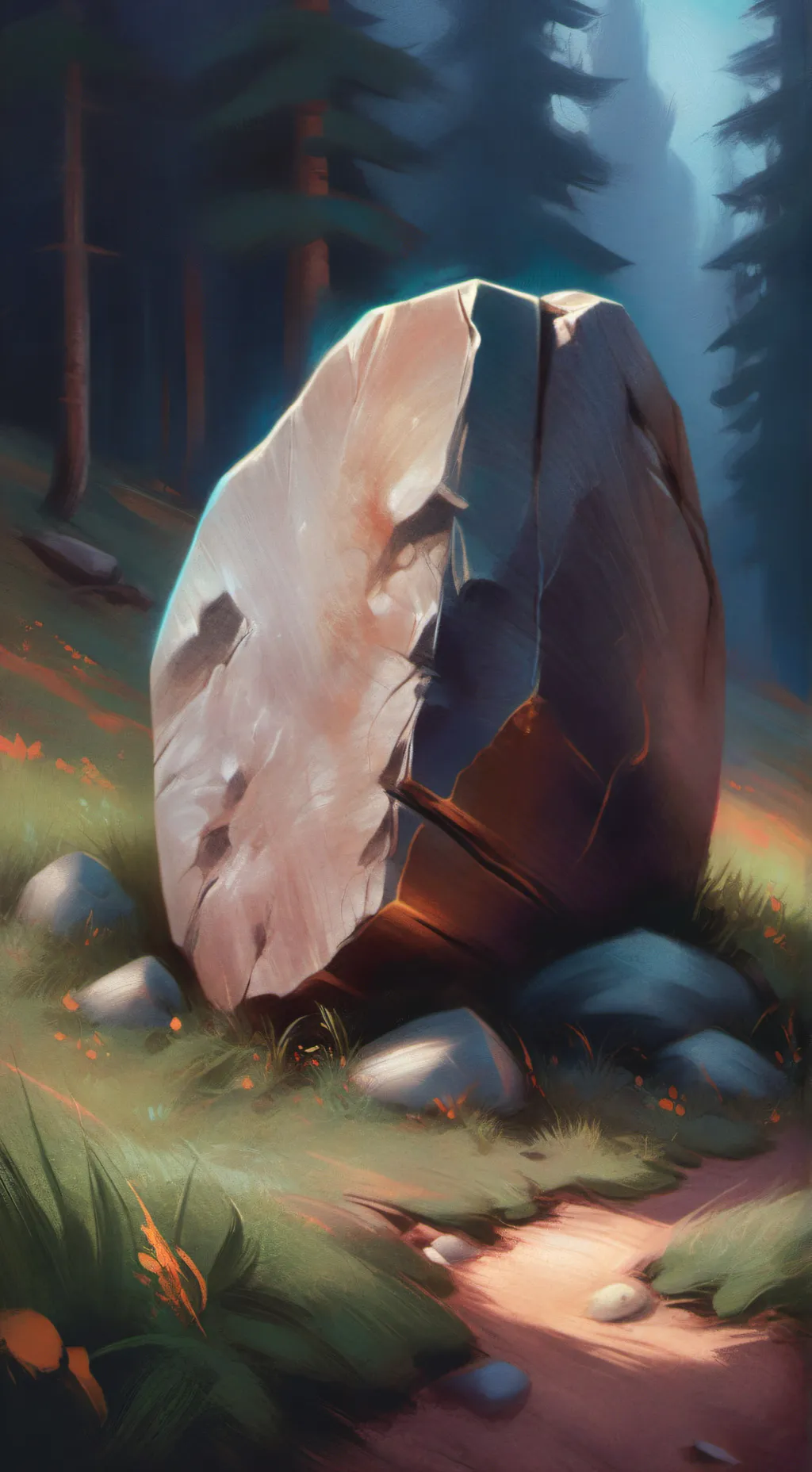ai character: Pebble background