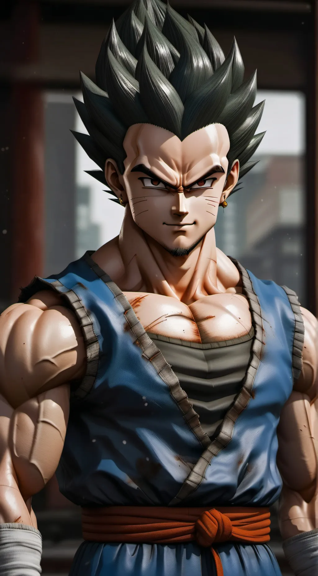 ai character: vegeta  background