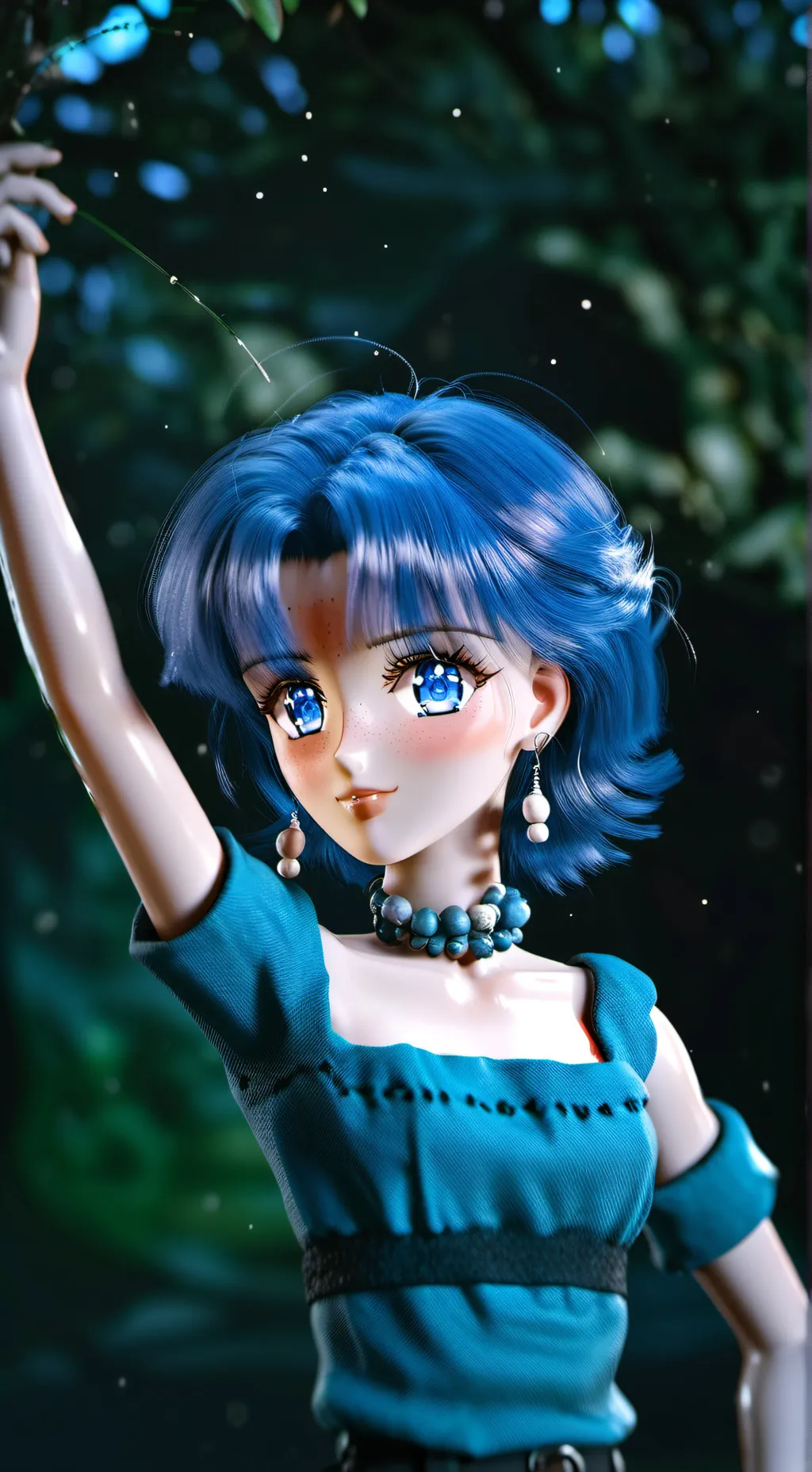 ai character: Amy Mizuno background