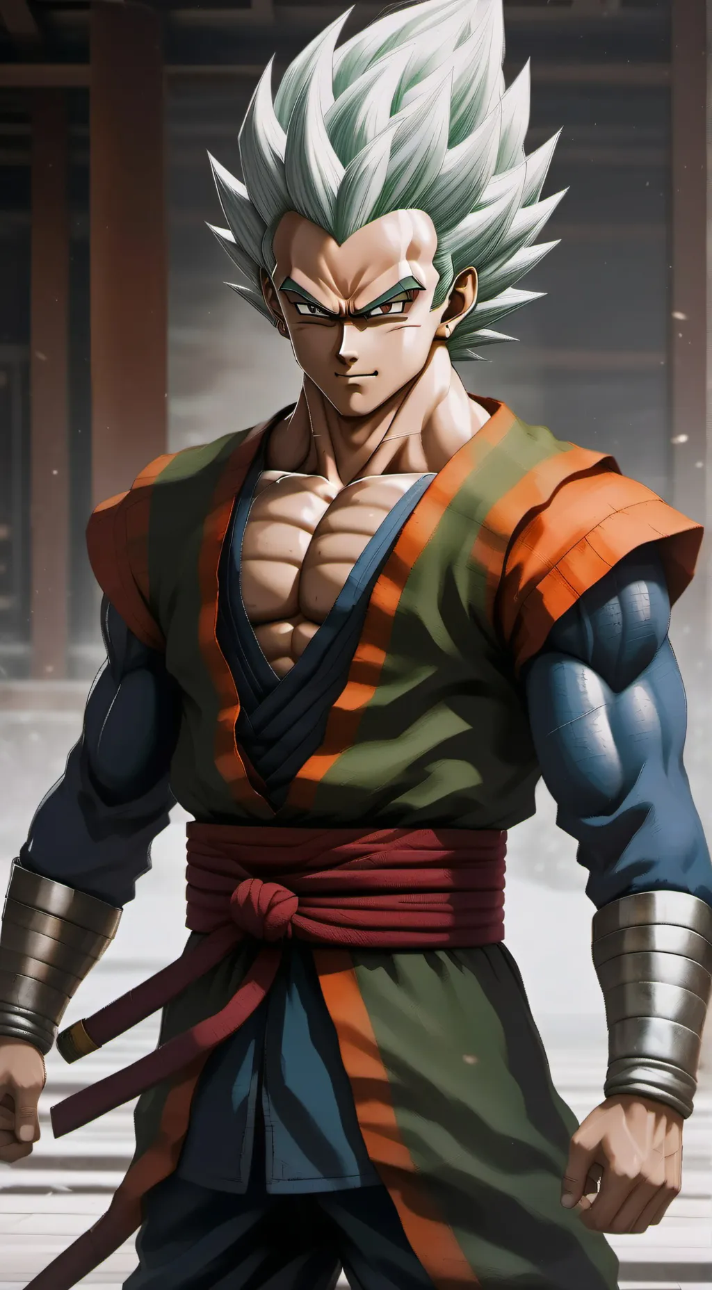 ai character: Vegeta background