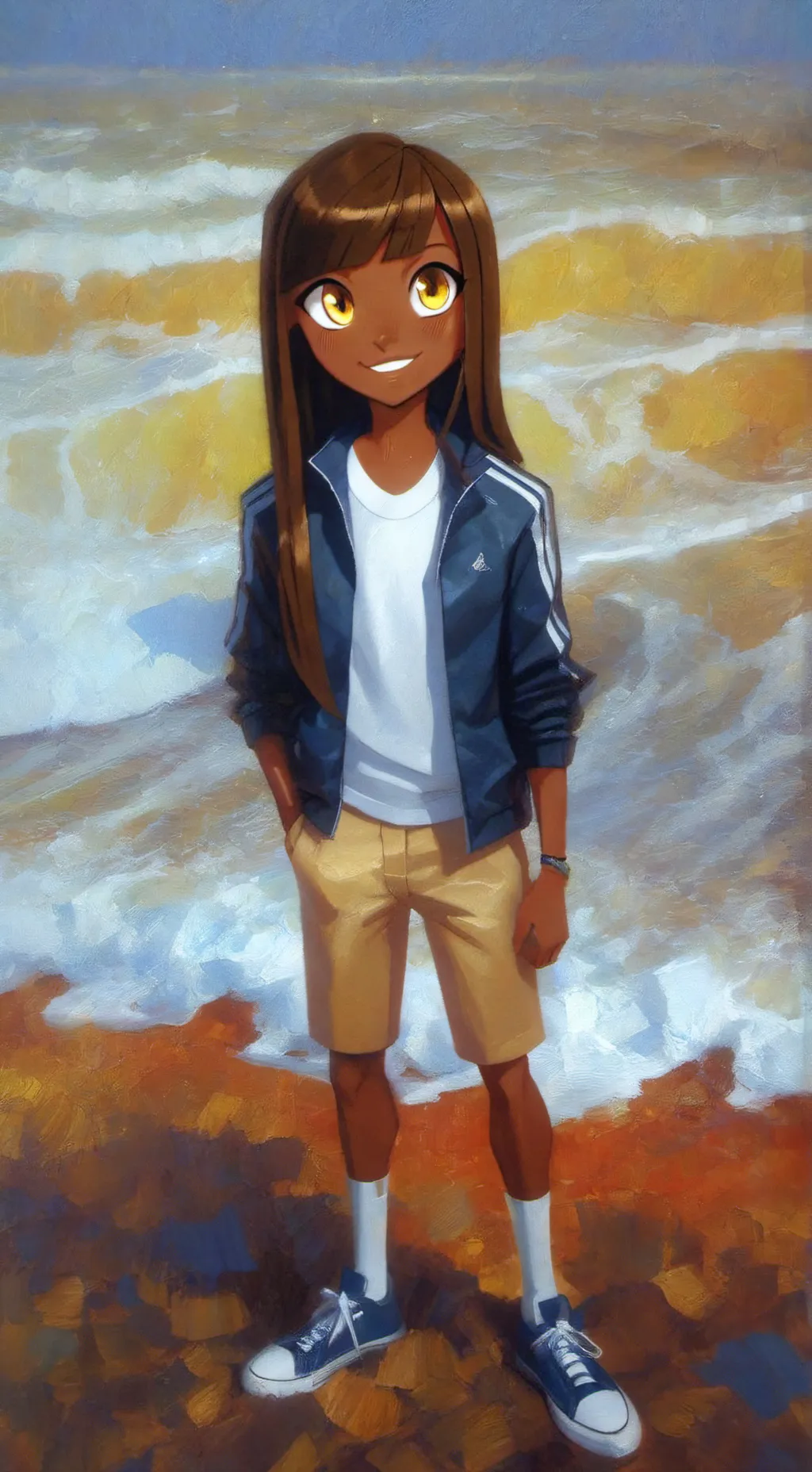 ai character: Taila lolirock  background