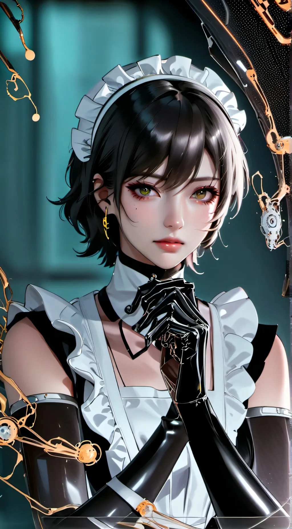 ai character: Aurora background