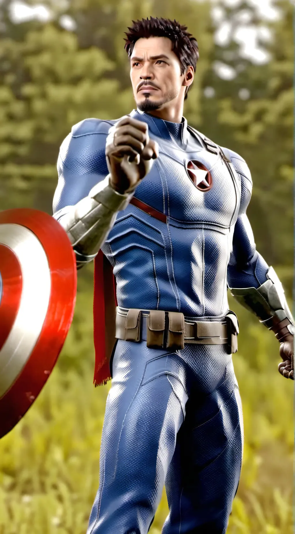 ai character: avengers background