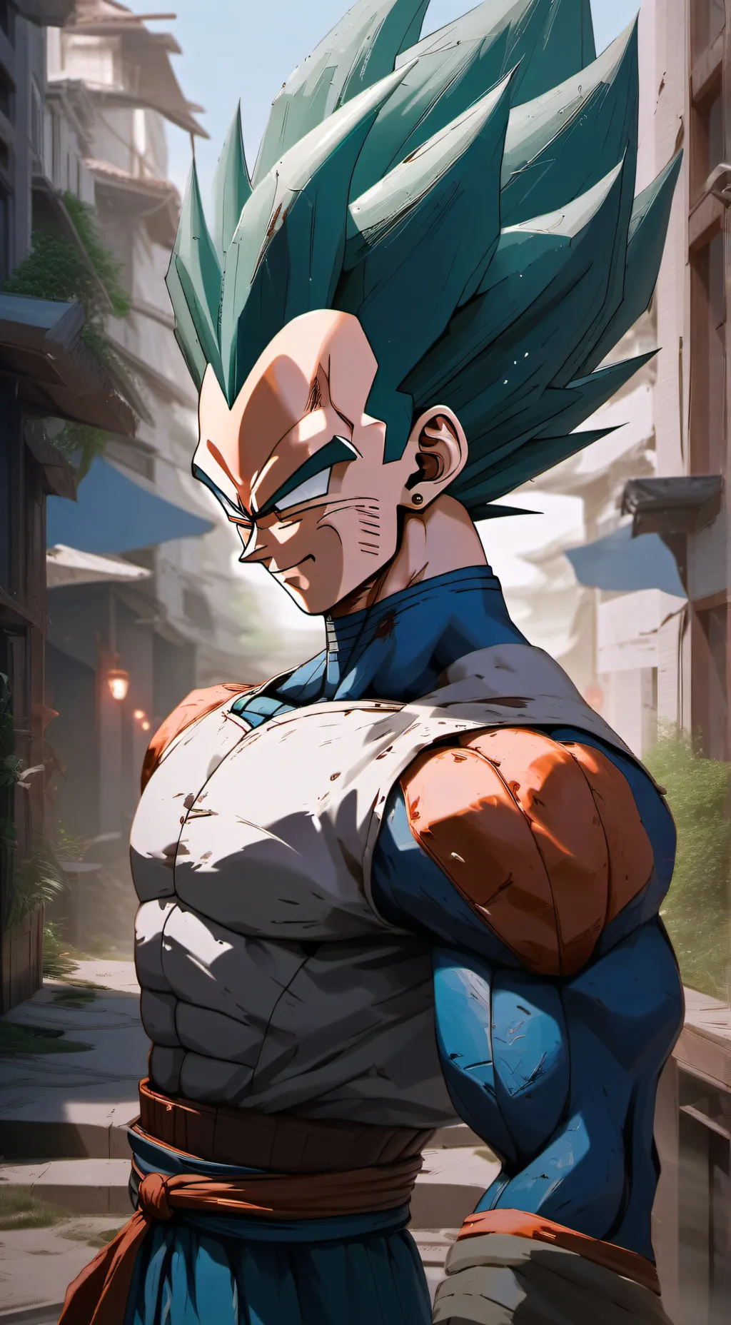 ai character: Vegeta background