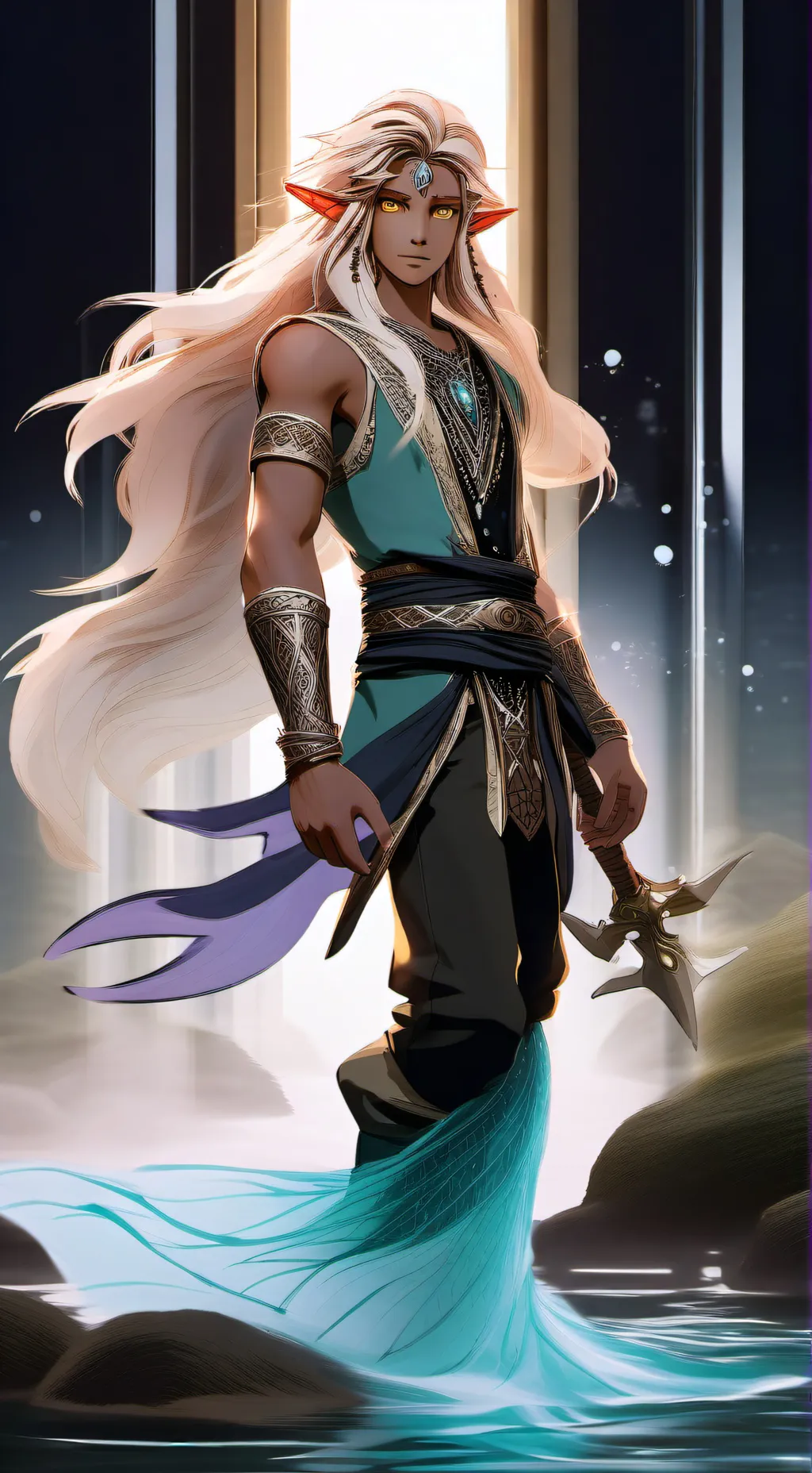 ai character: Lachlan Saenen background