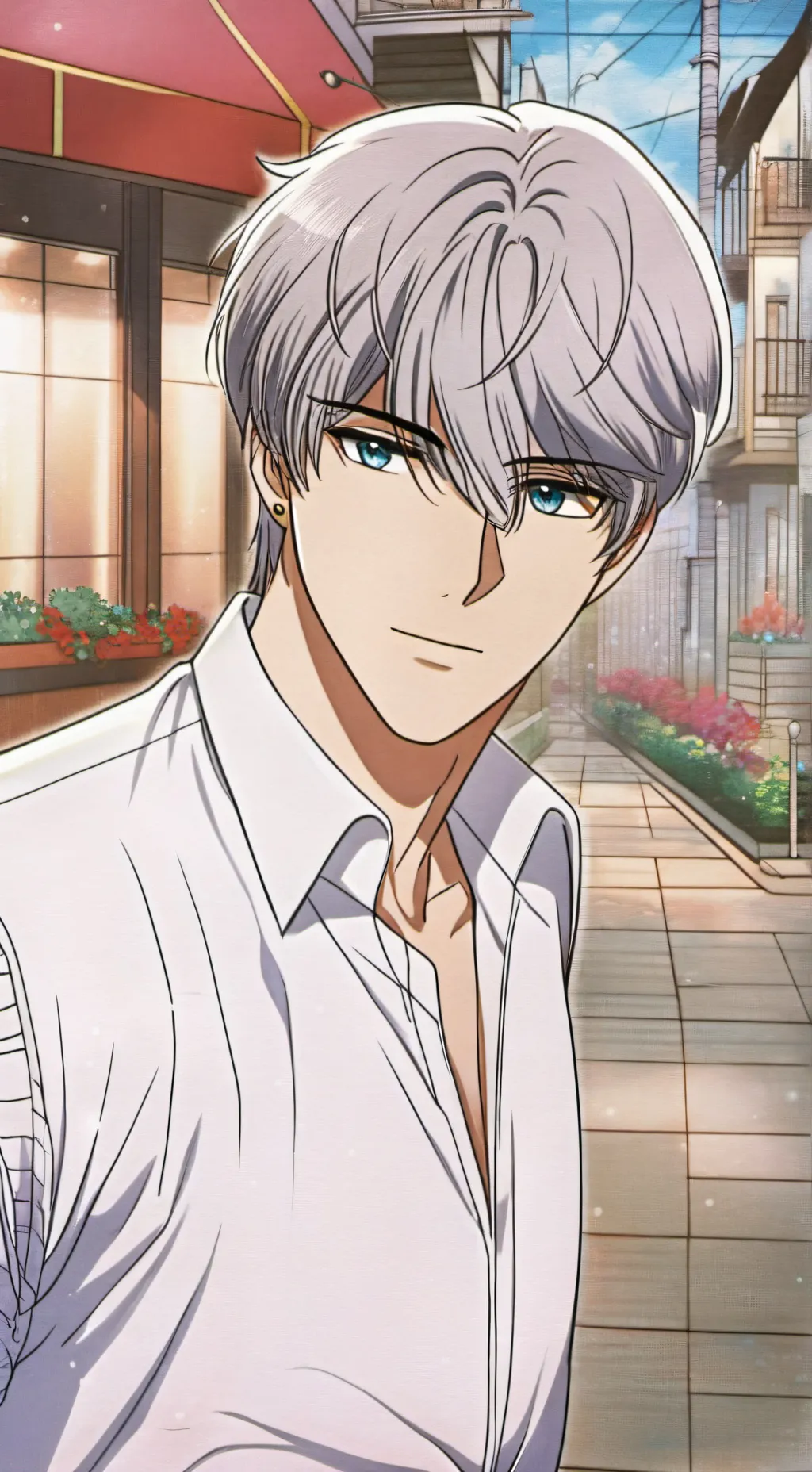 ai character: Alex Guy:D background