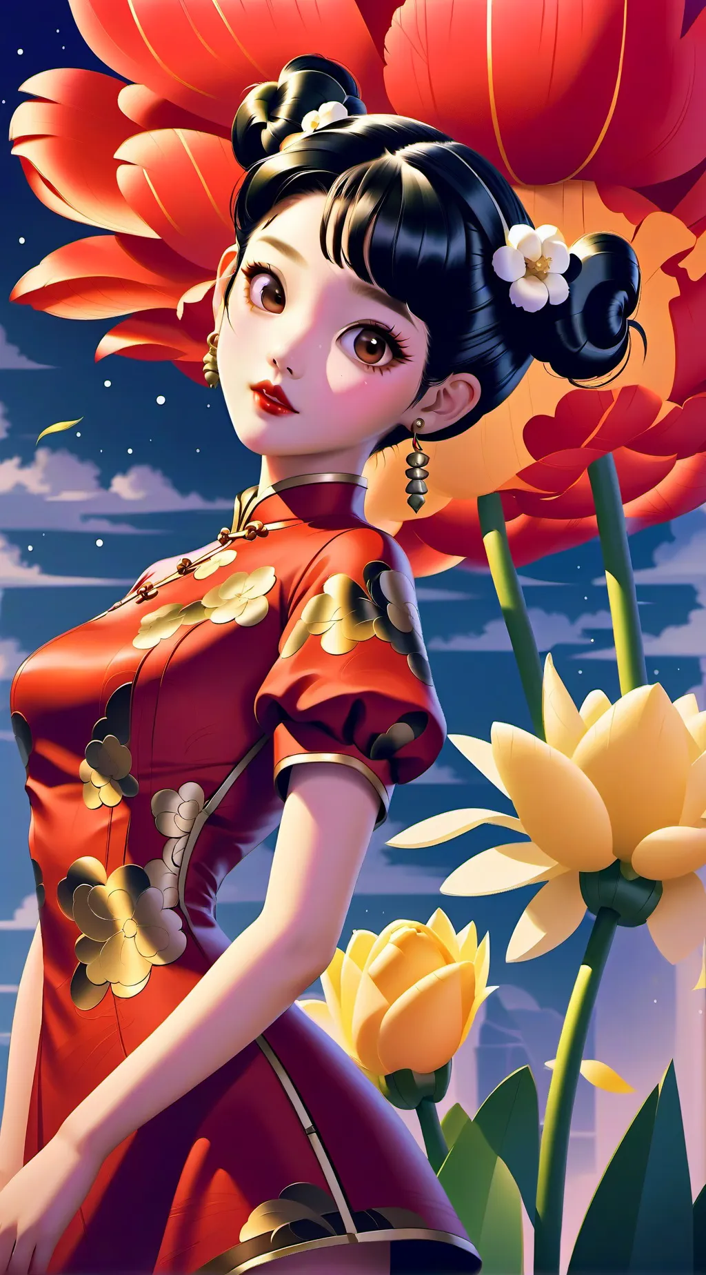 ai character: Yue Hua background