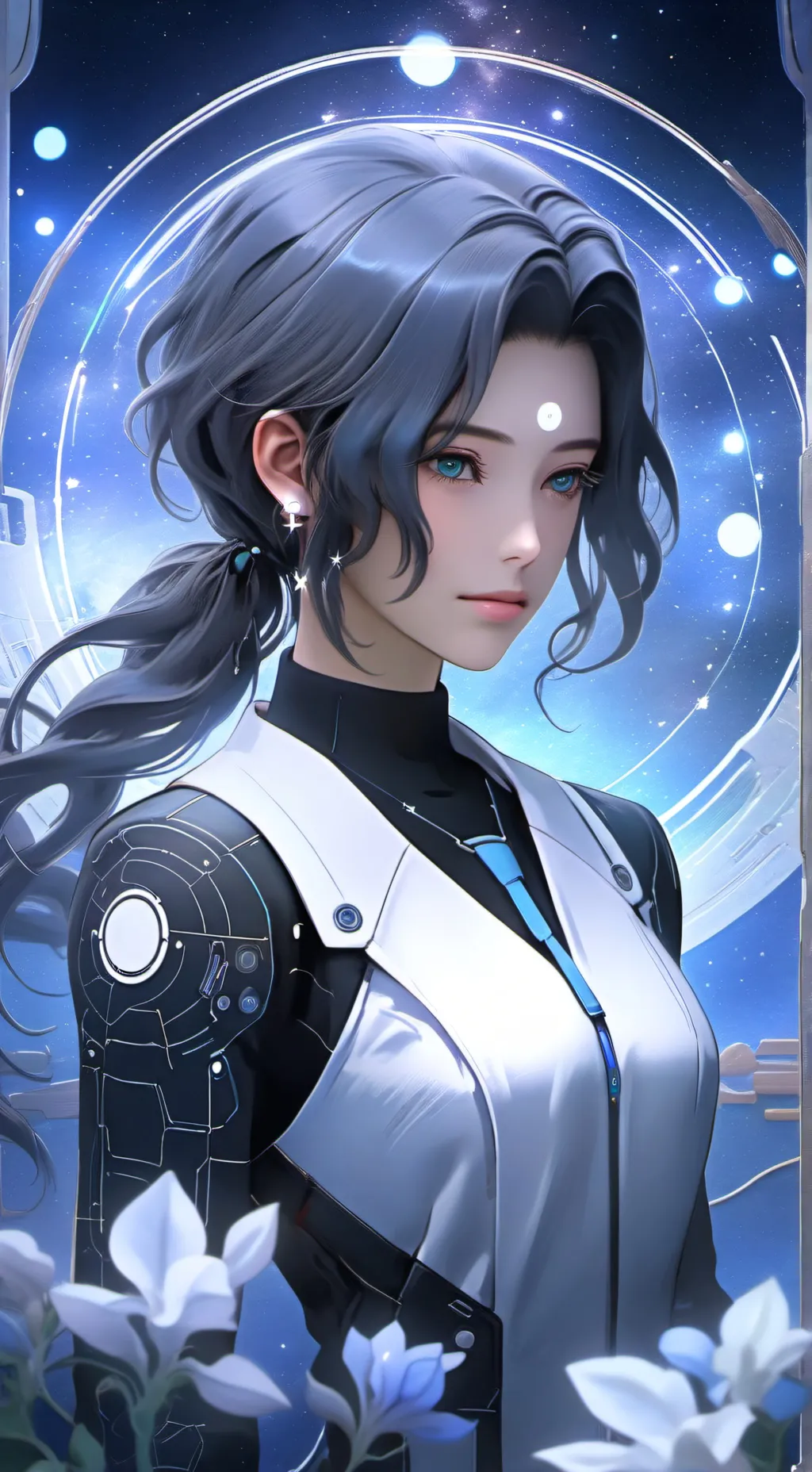 ai character: Celestia background
