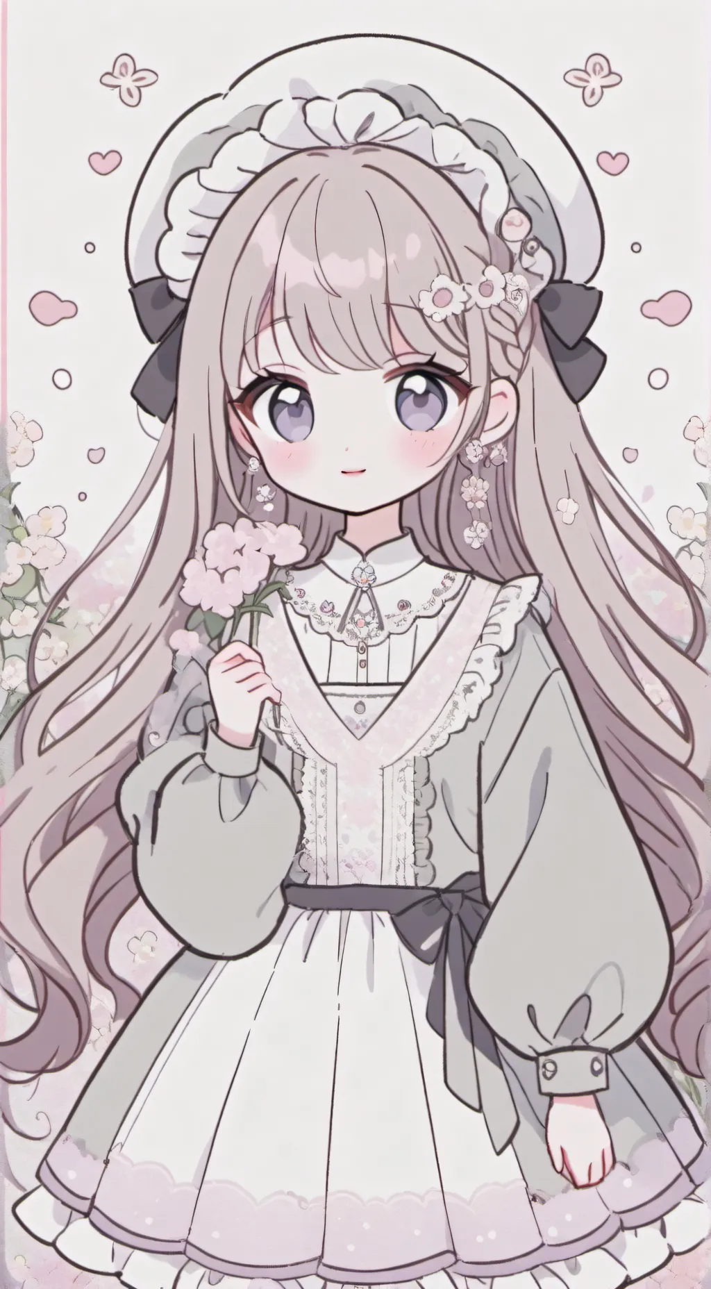 ai character: милая background