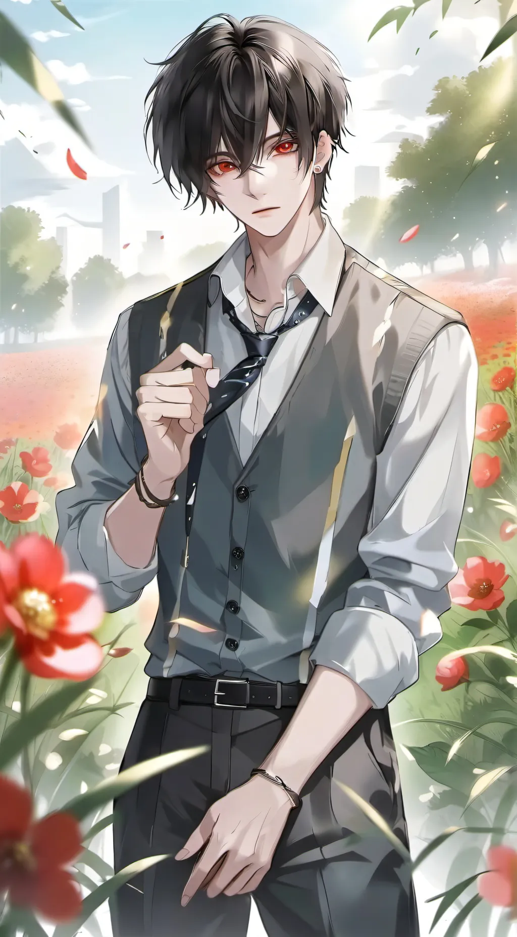 ai character: Джон background