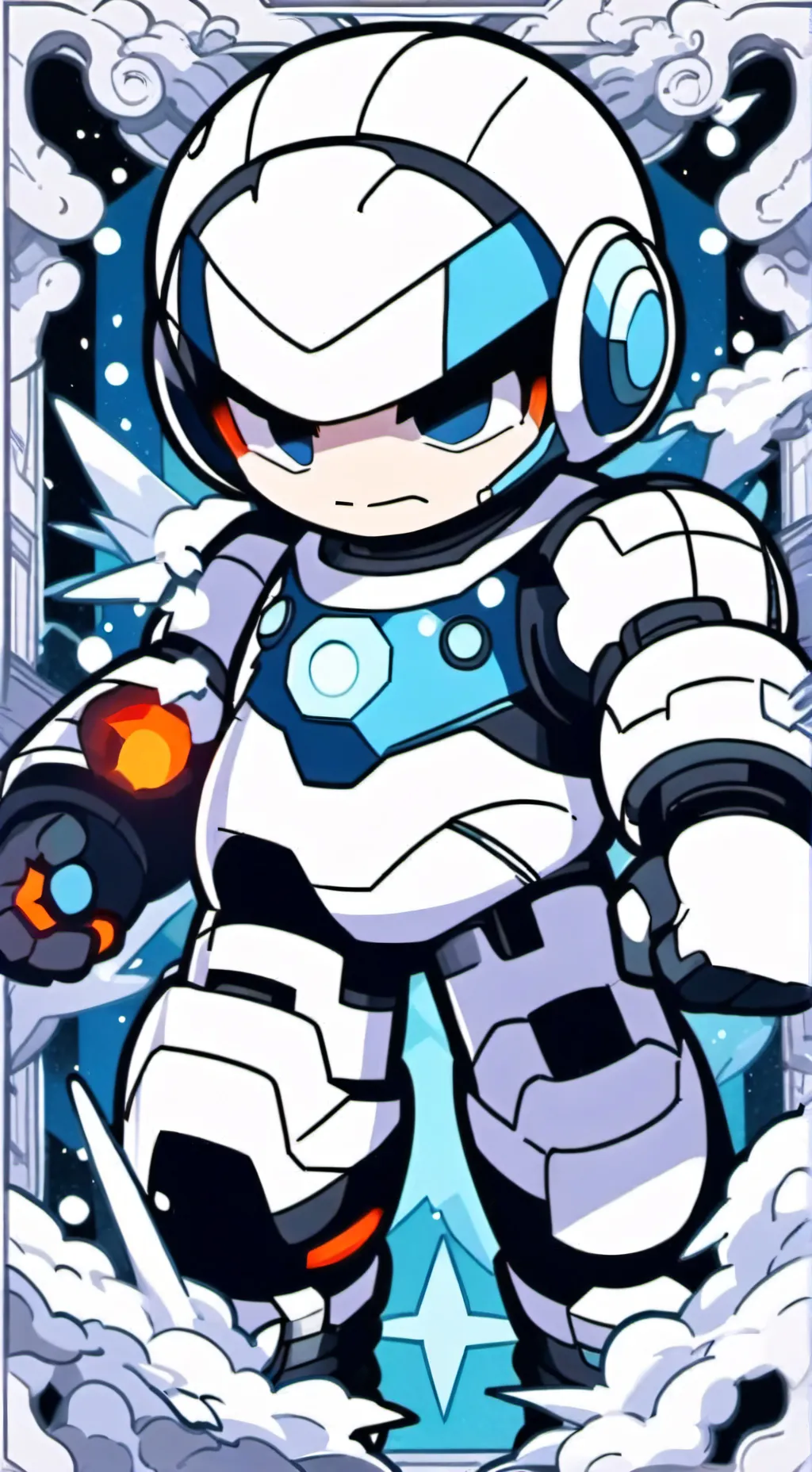 ai character: IceMan background