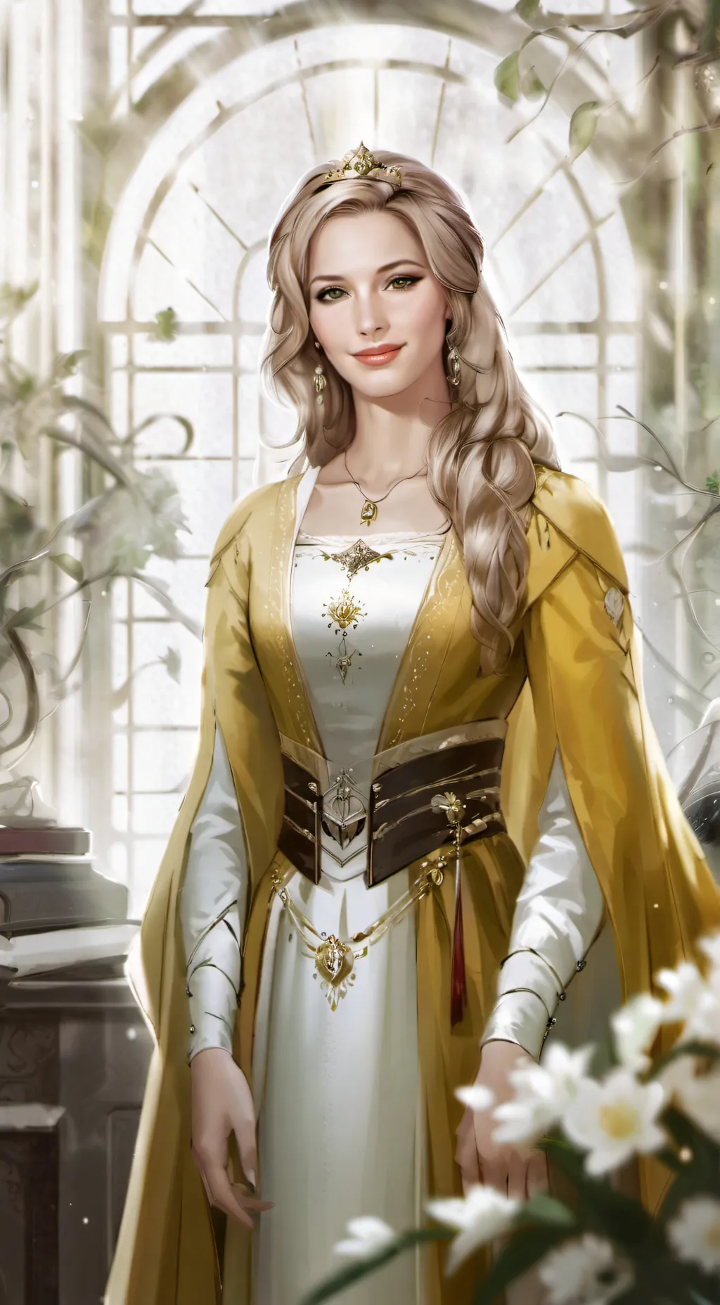 ai character: Elara background