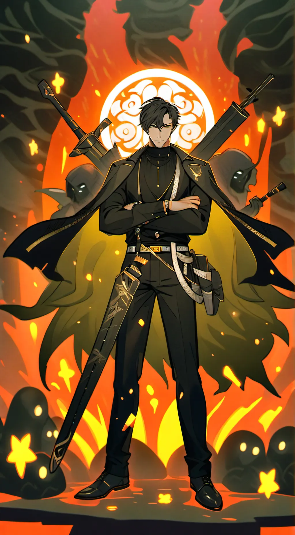 ai character: 😏 background