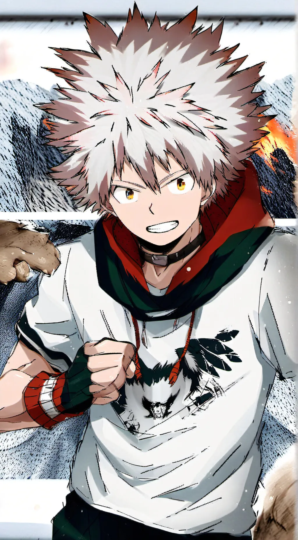 ai character: Shoto...Lost!? background
