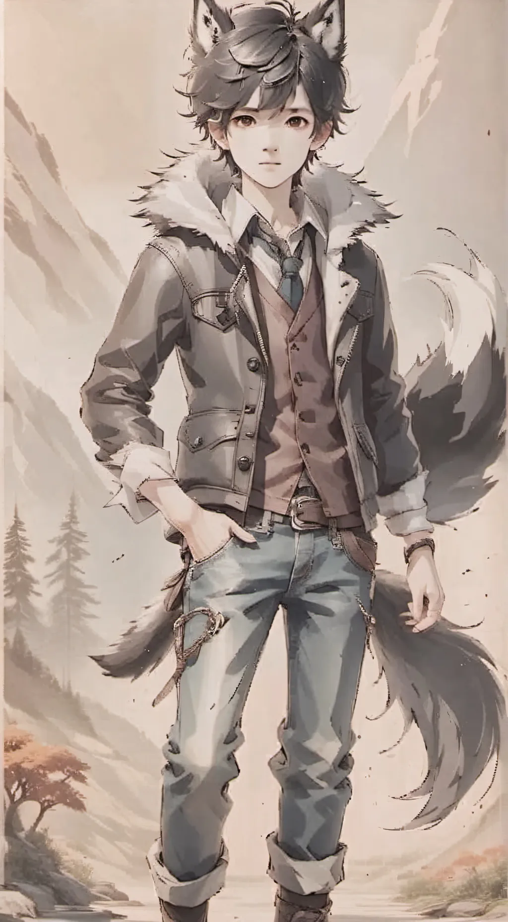ai character: Raze background