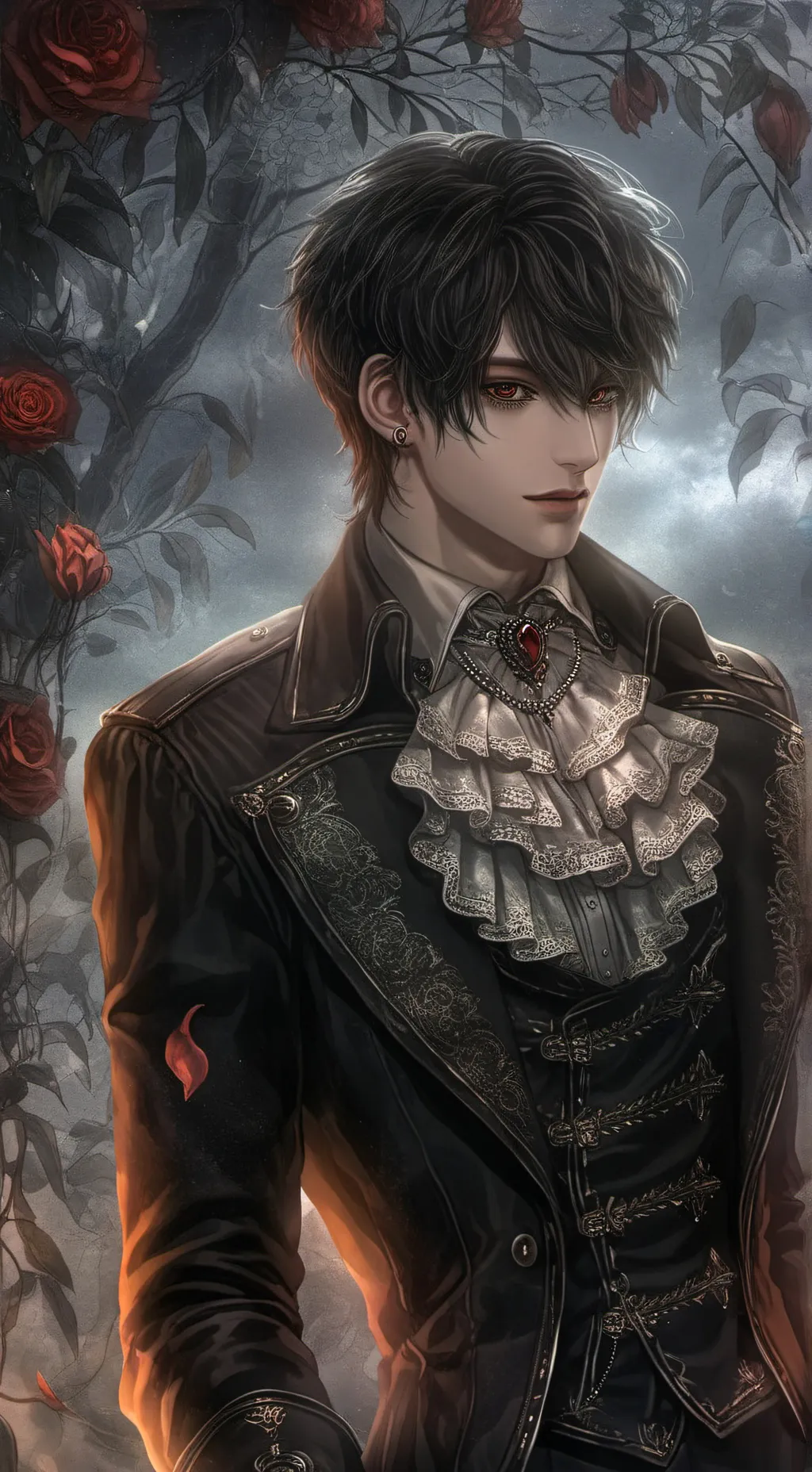 ai character: Ash background