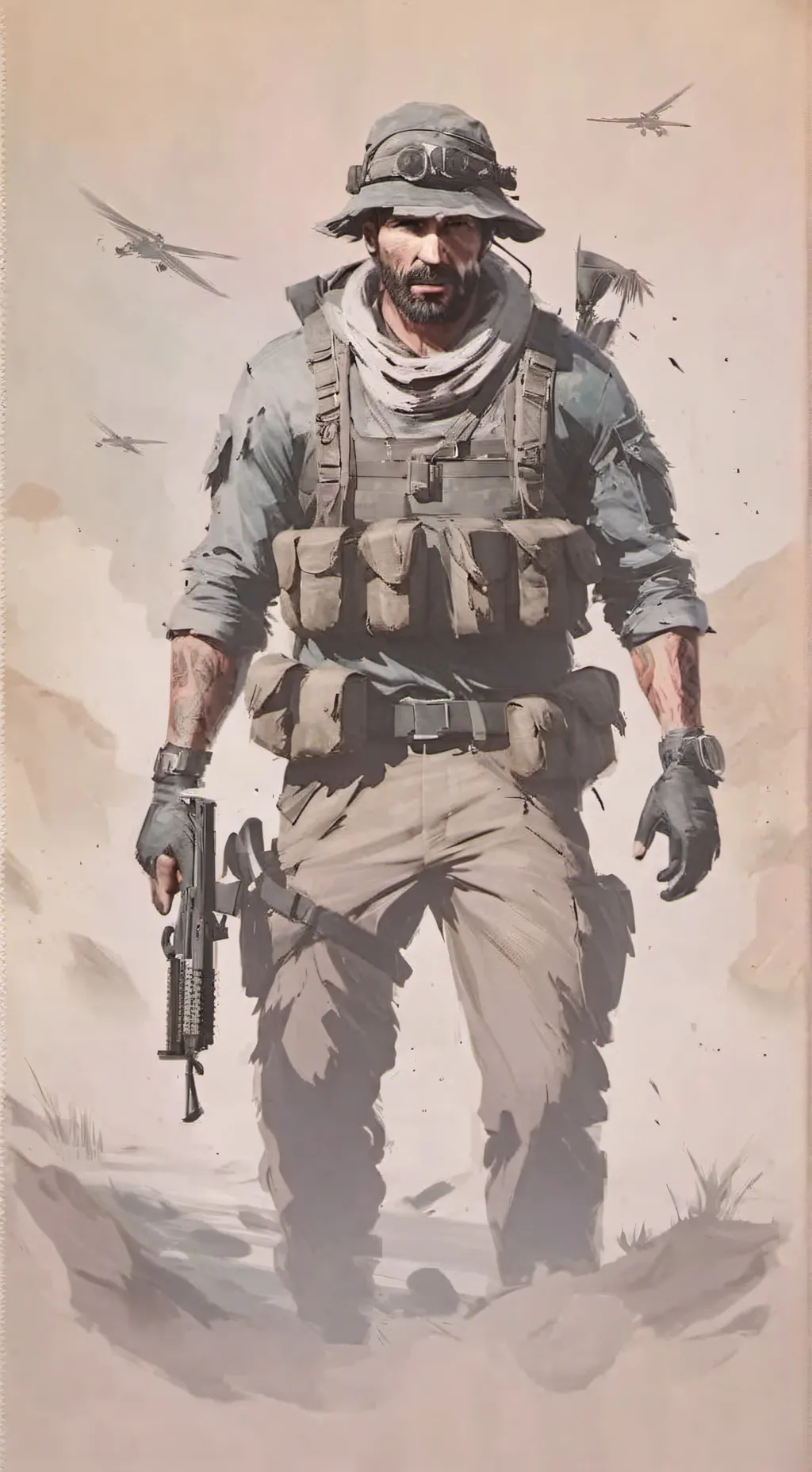 ai character: COD, Base background