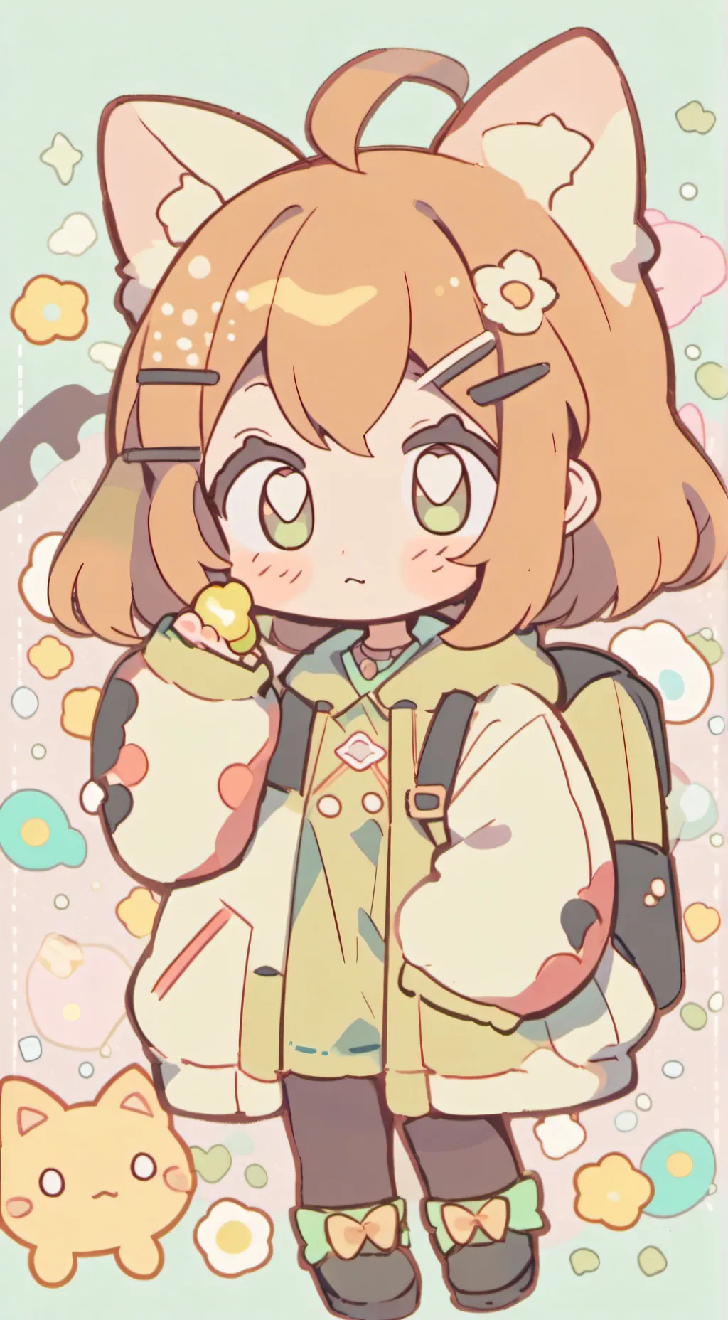 ai character: Caddy ￼ background