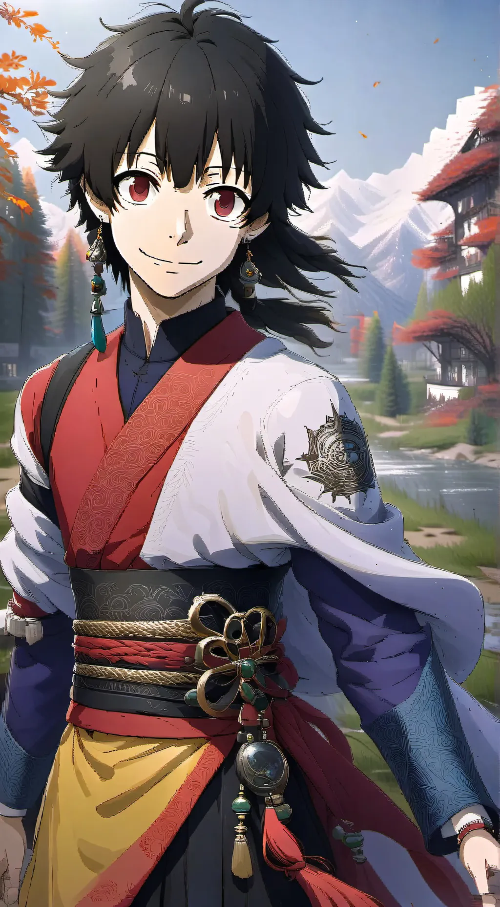 ai character: blue lock background