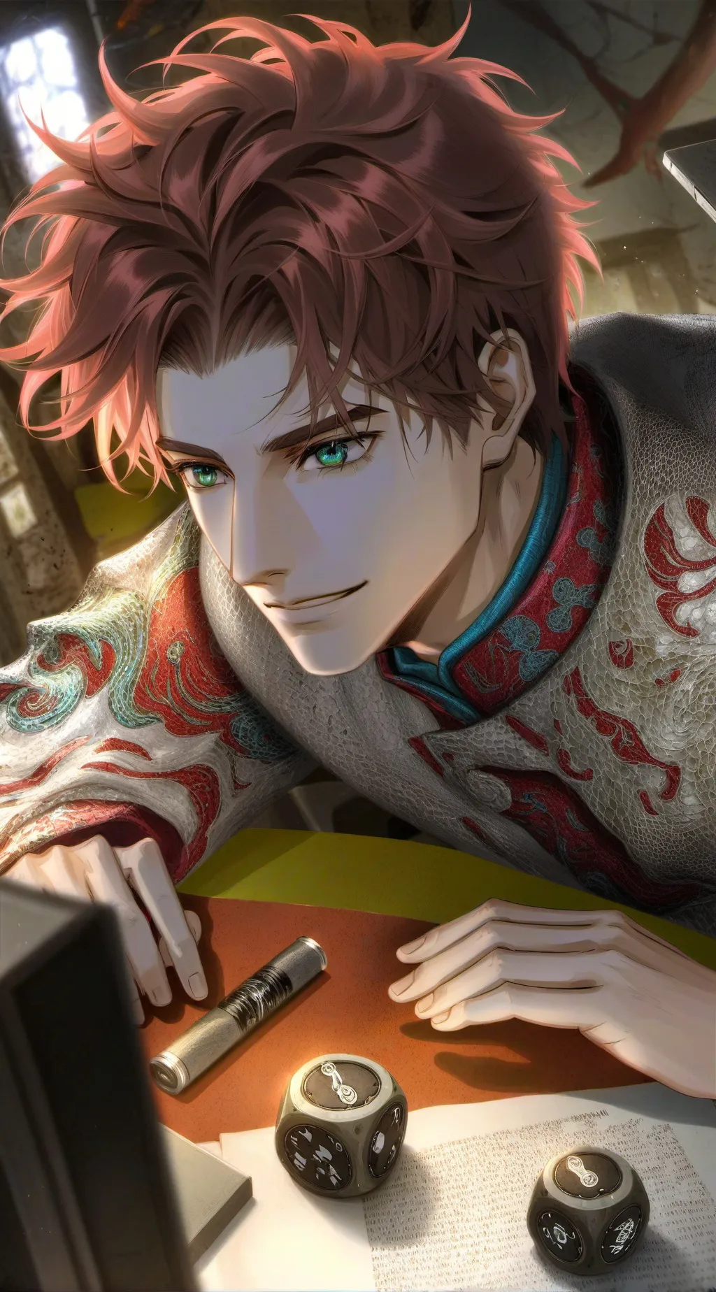 ai character: Ronaldo, the Daydreamer background