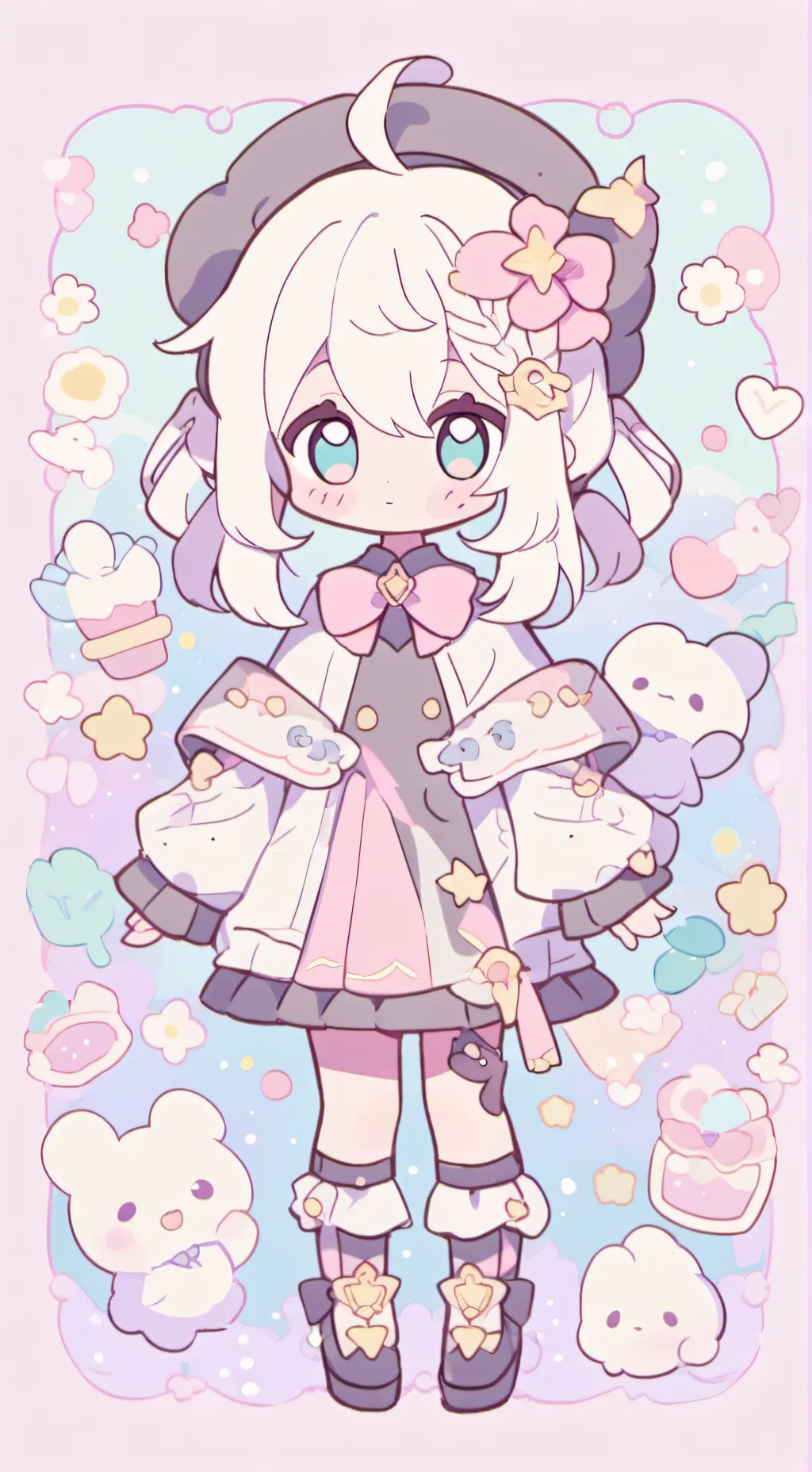 ai character: Luna background
