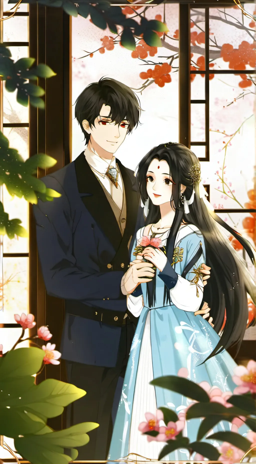 ai character: marco e stefania background