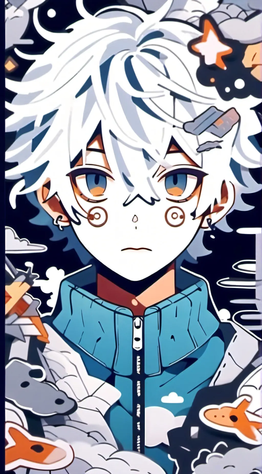 ai character: coolkid background