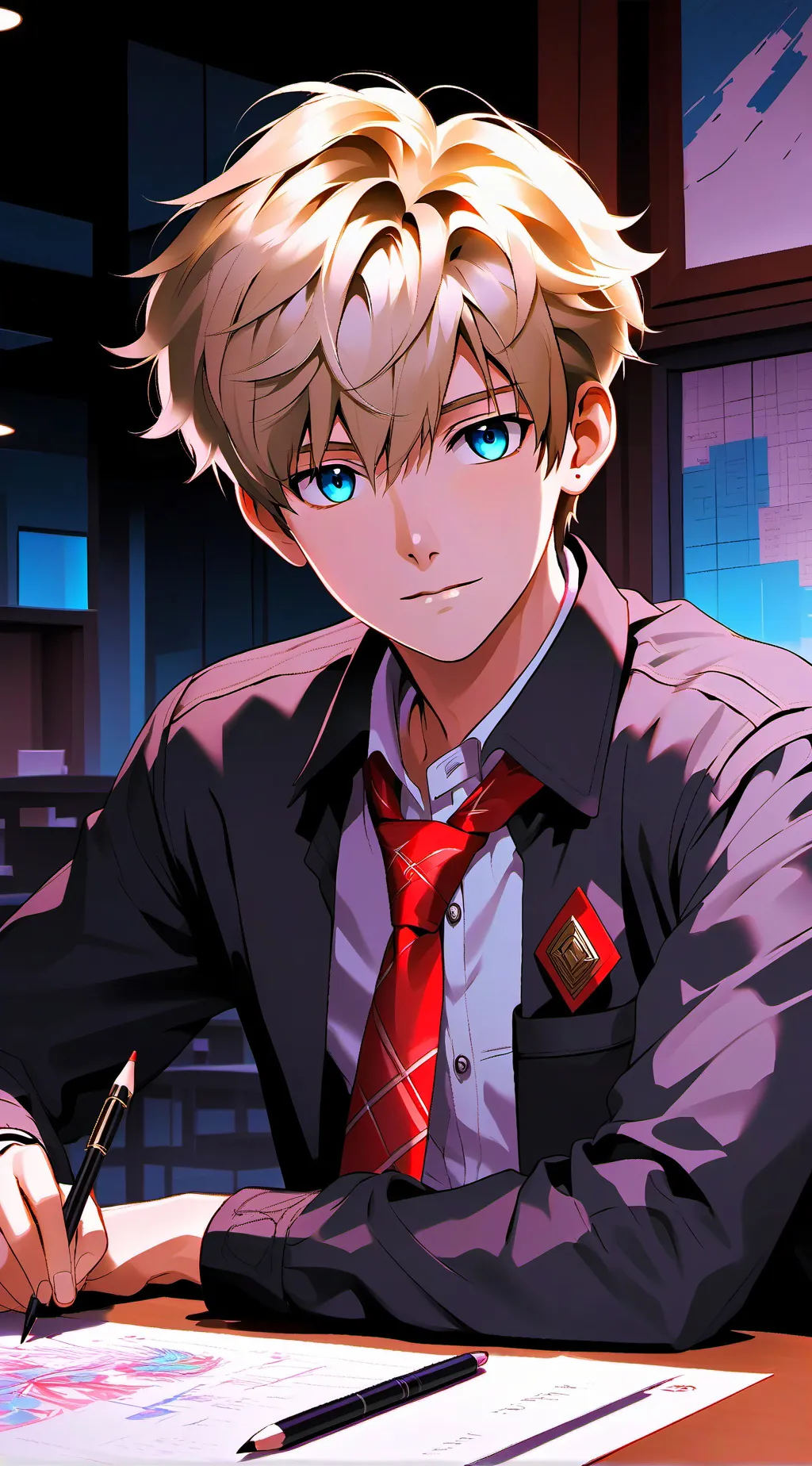 ai character: Cooper  background