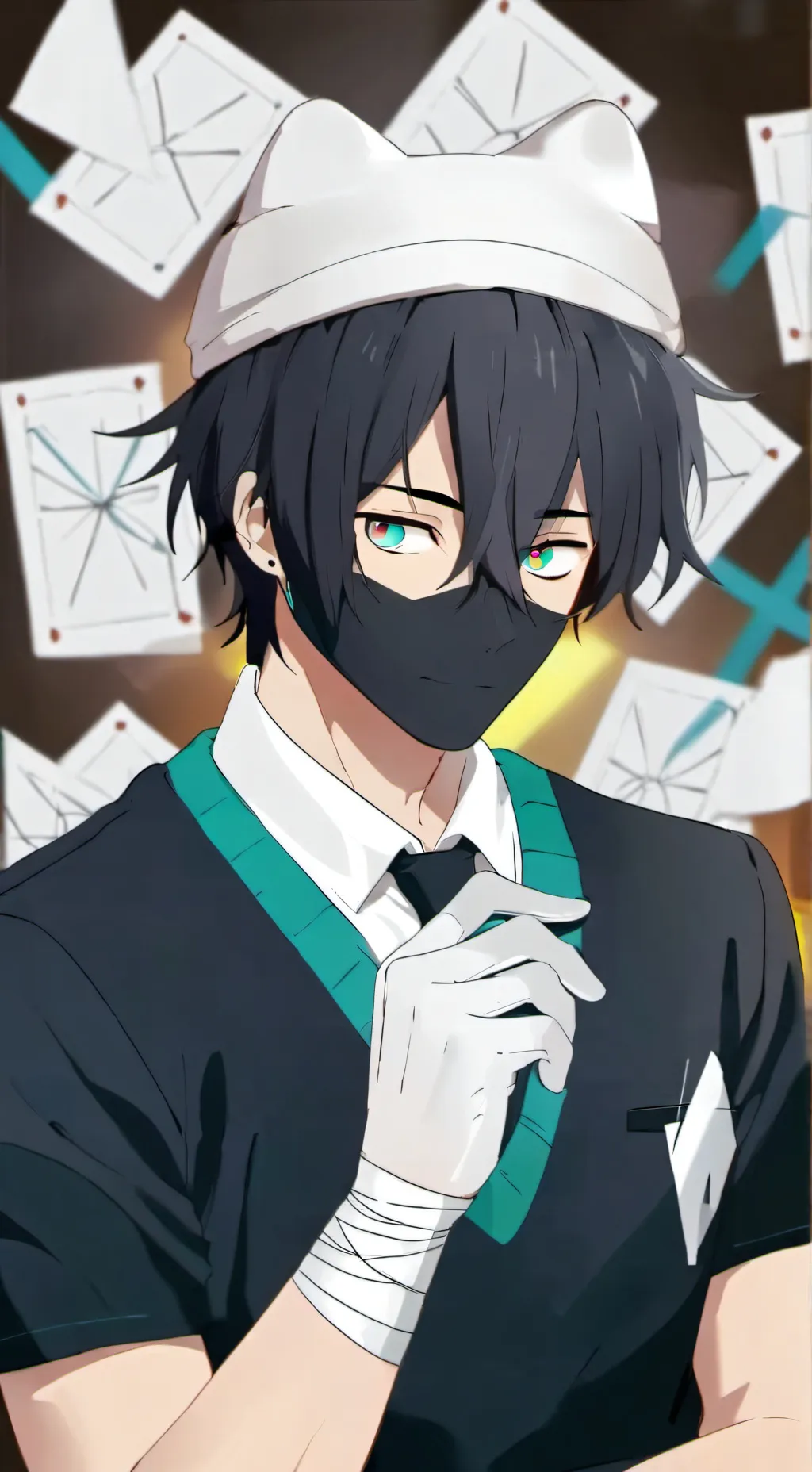 ai character: 🐍Obanai Iguro🐍 background