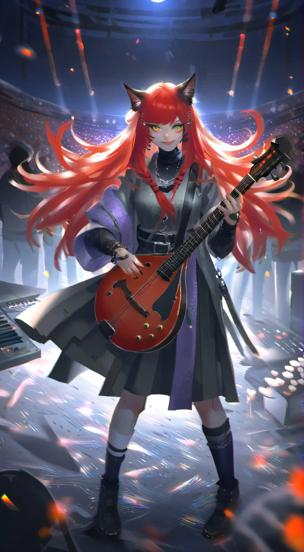ai character: Aurora Redcliffe  background