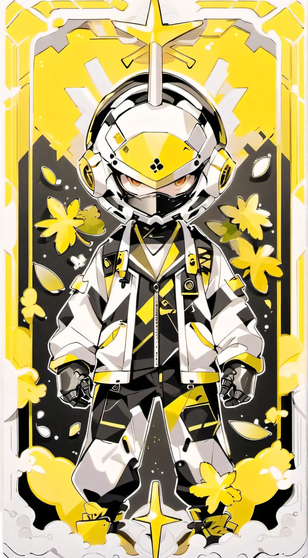 ai character: robot te ase caso background