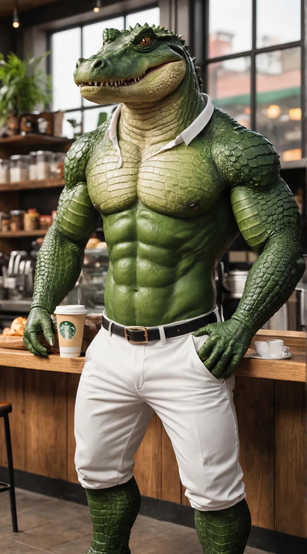 ai character: Crocodylus background
