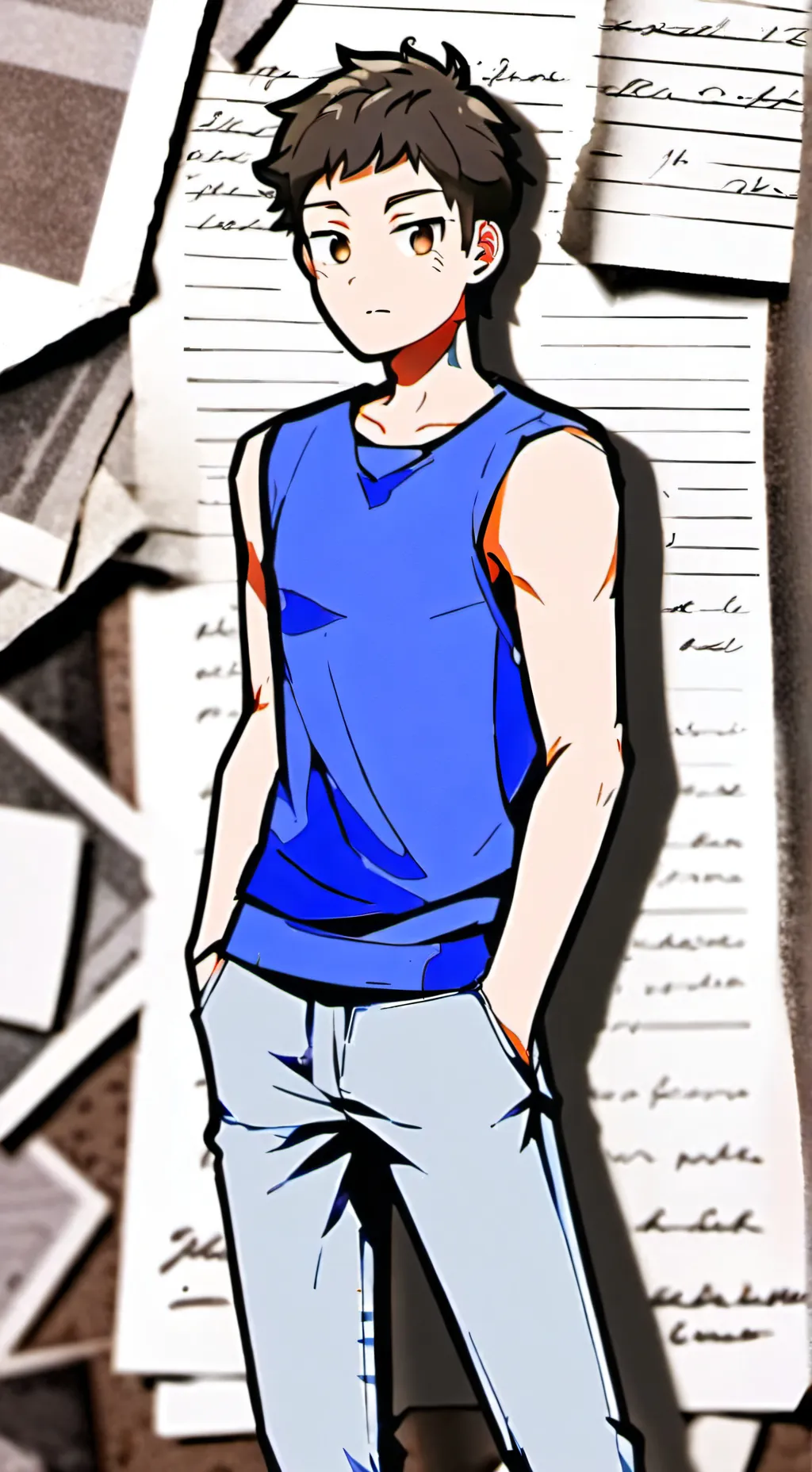 ai character: Ben Clark  background