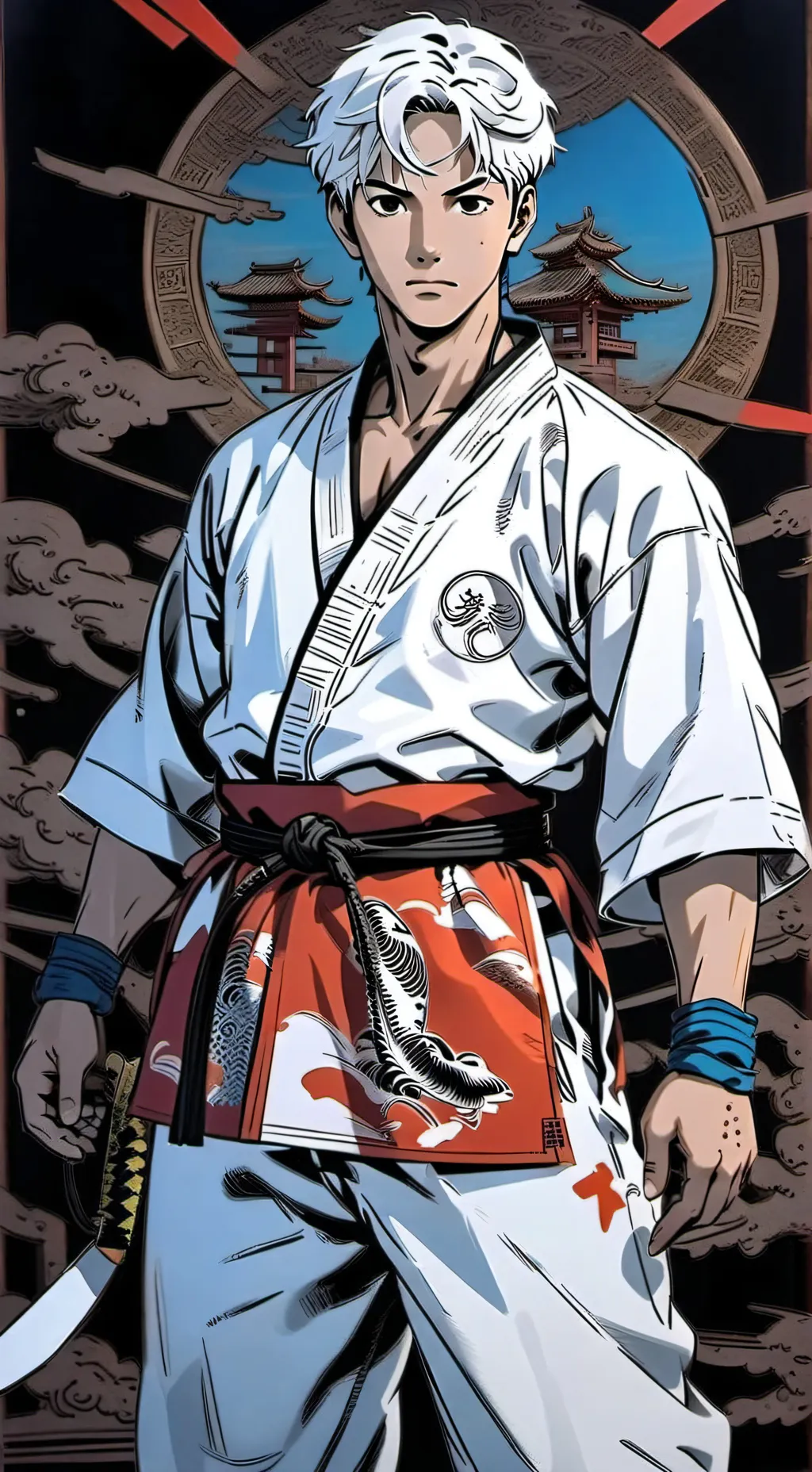 ai character: karate kid 4 background