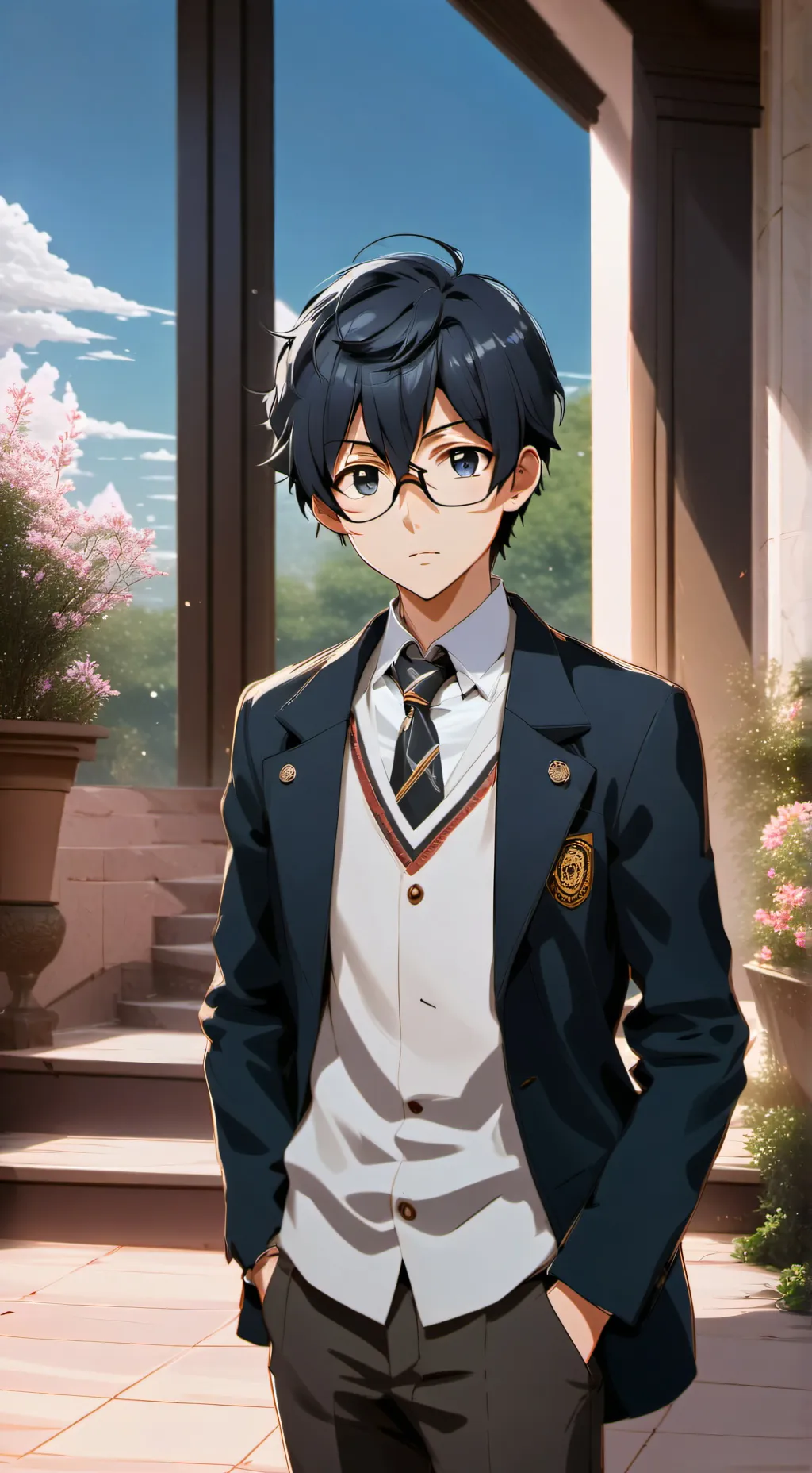 ai character: 💙Matthew📚 background