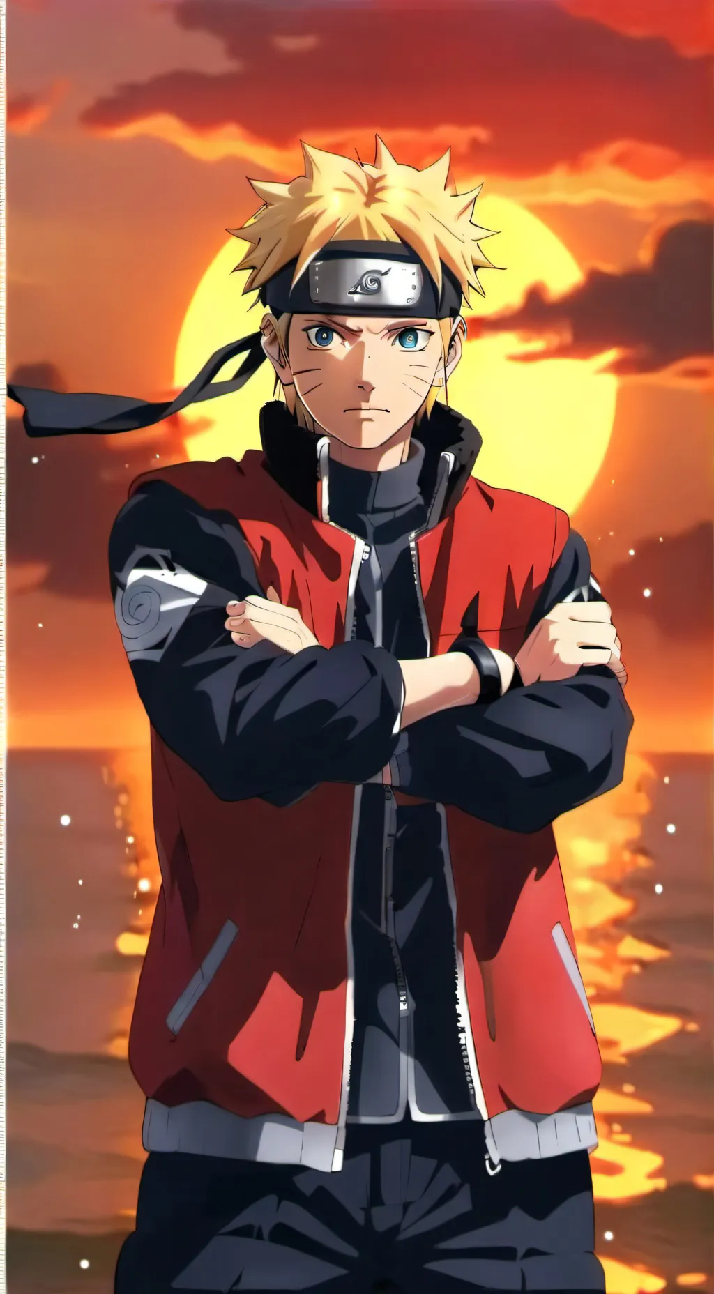 ai character: Naruto  background