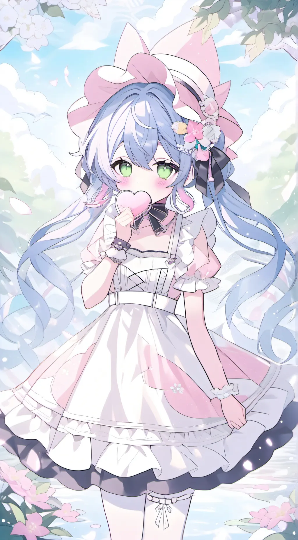 ai character: bunny girl background