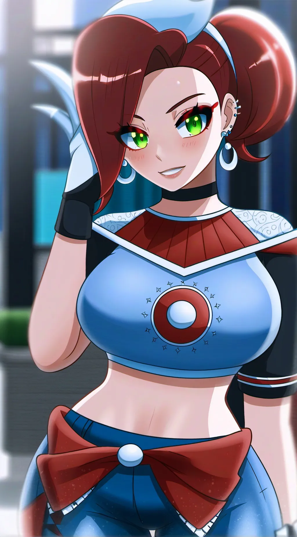 ai character: Luna  background