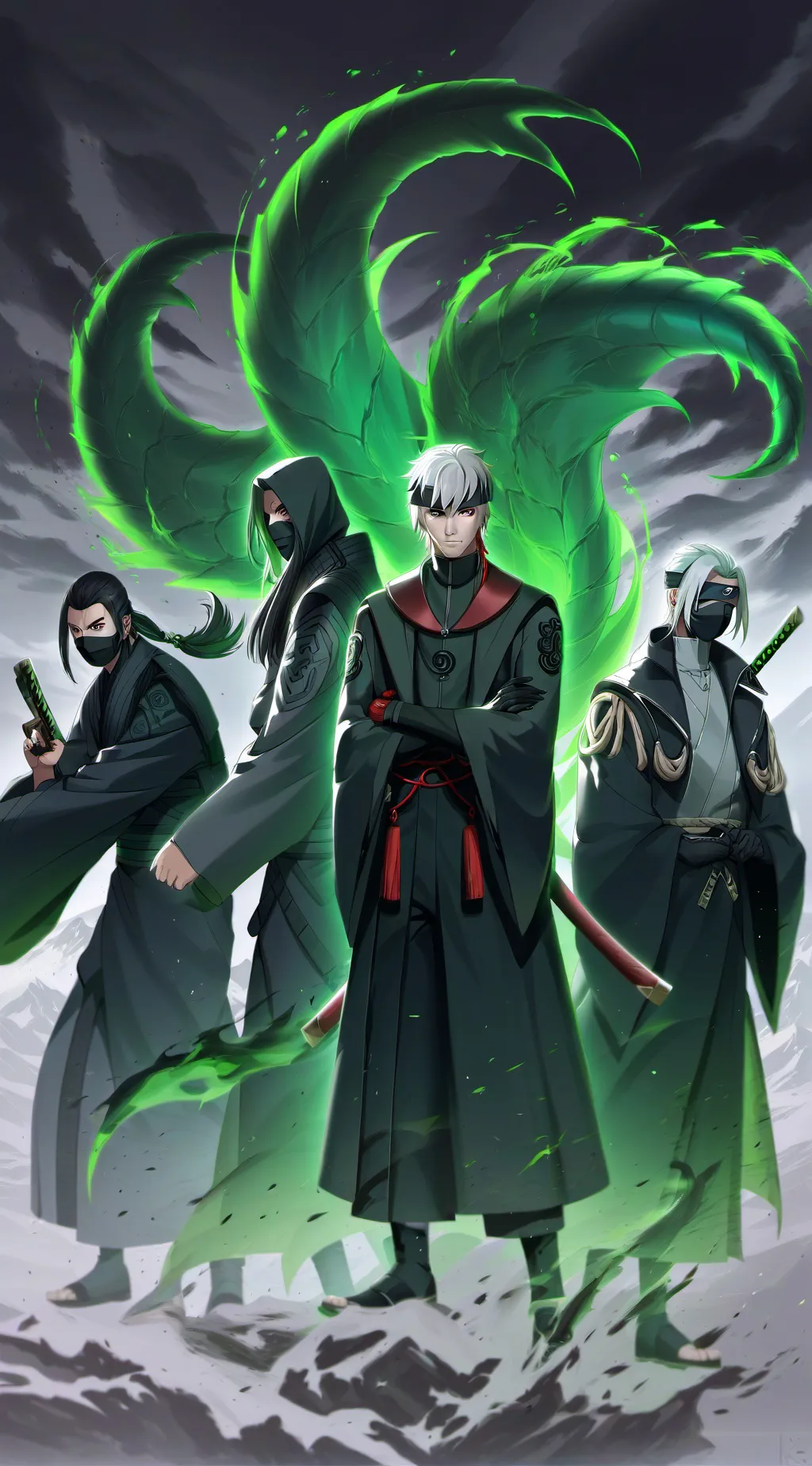 ai character: Akatsuki background