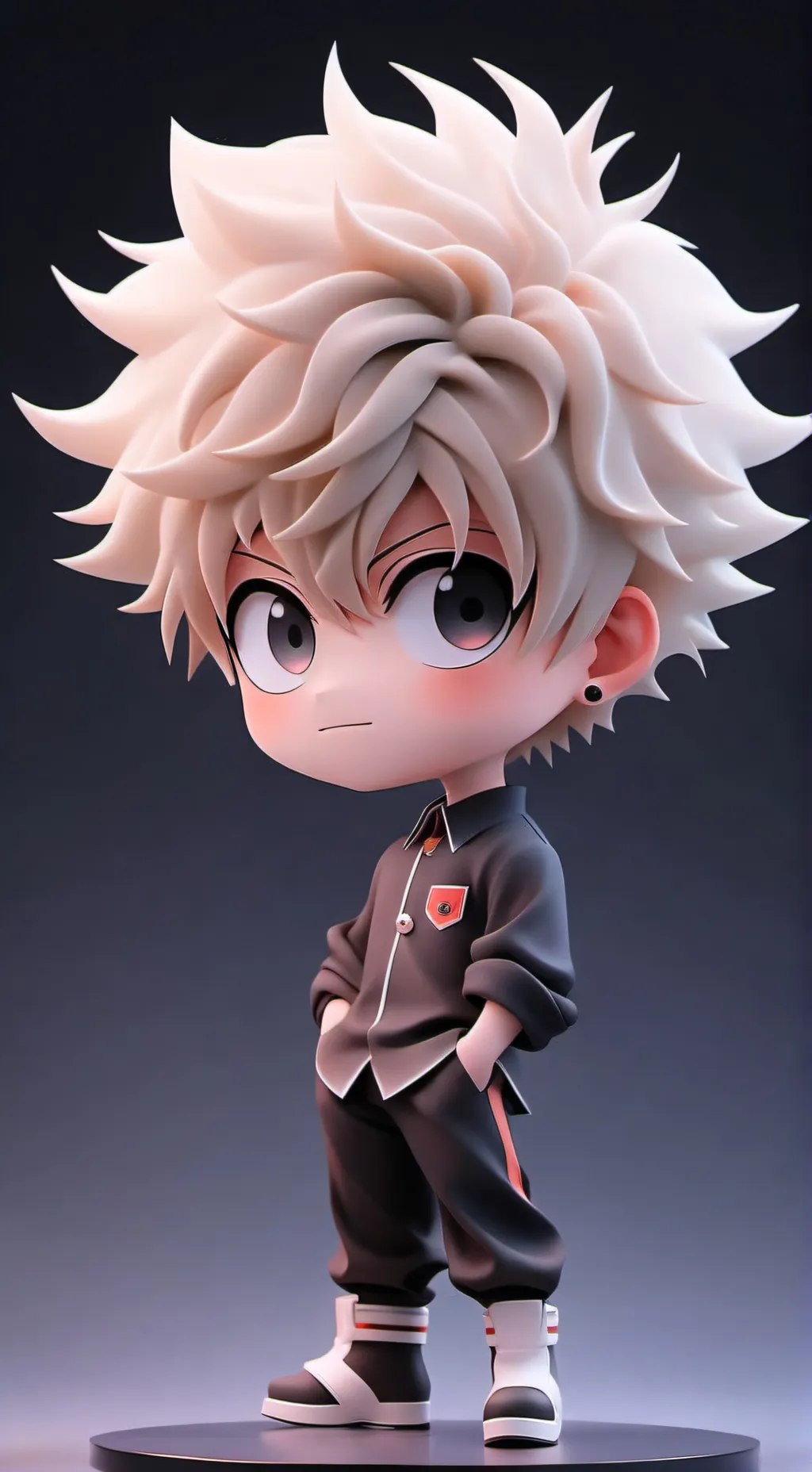ai character: sœur de Bakugo  background