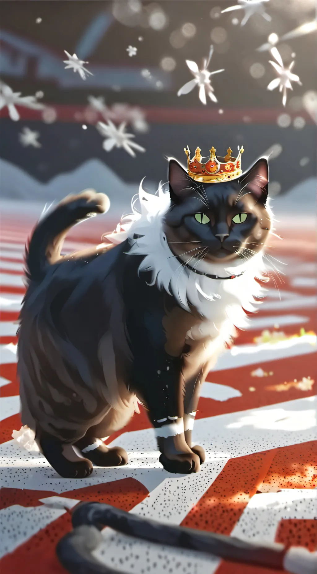 ai character: pawking background