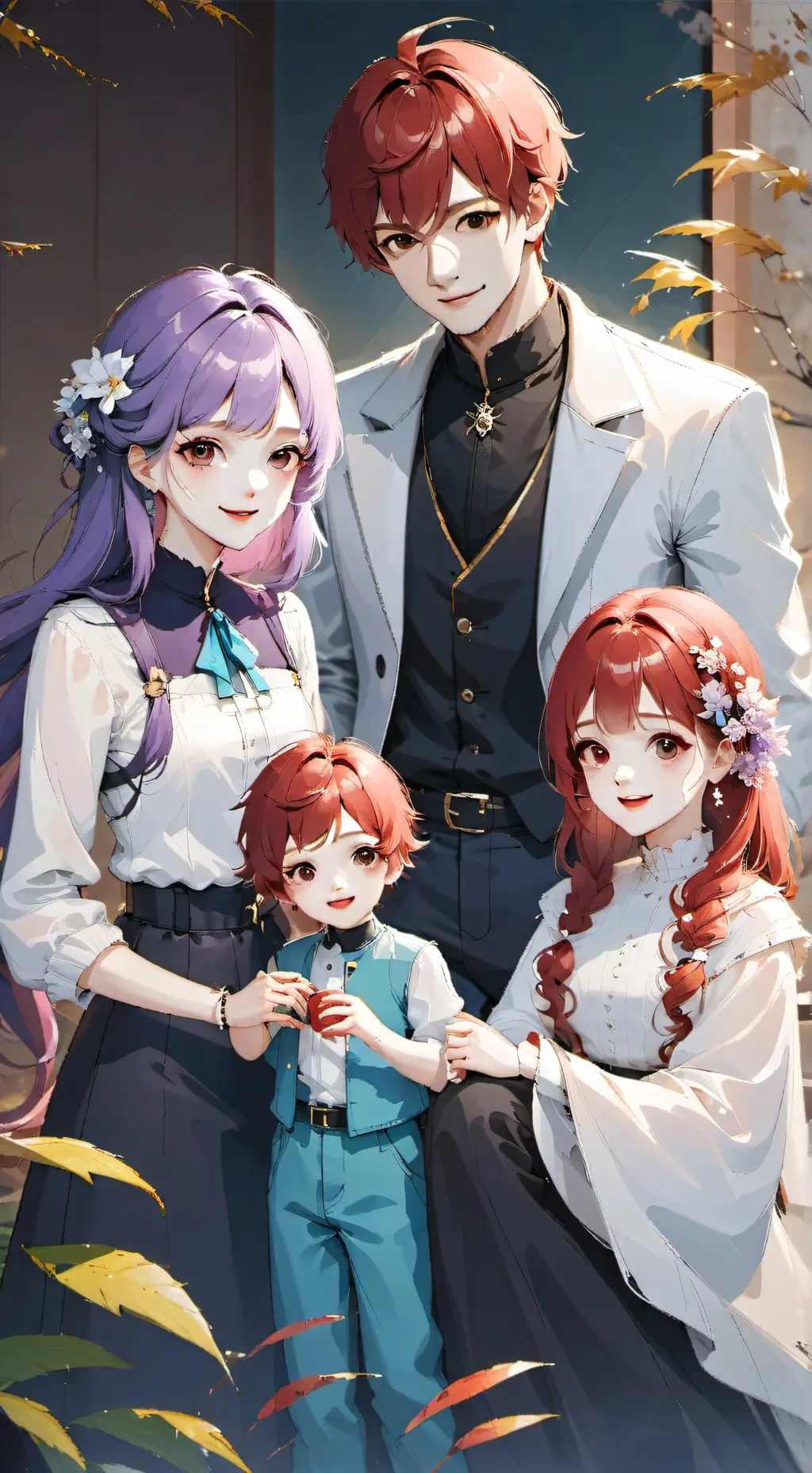 ai character: Happy family rp background
