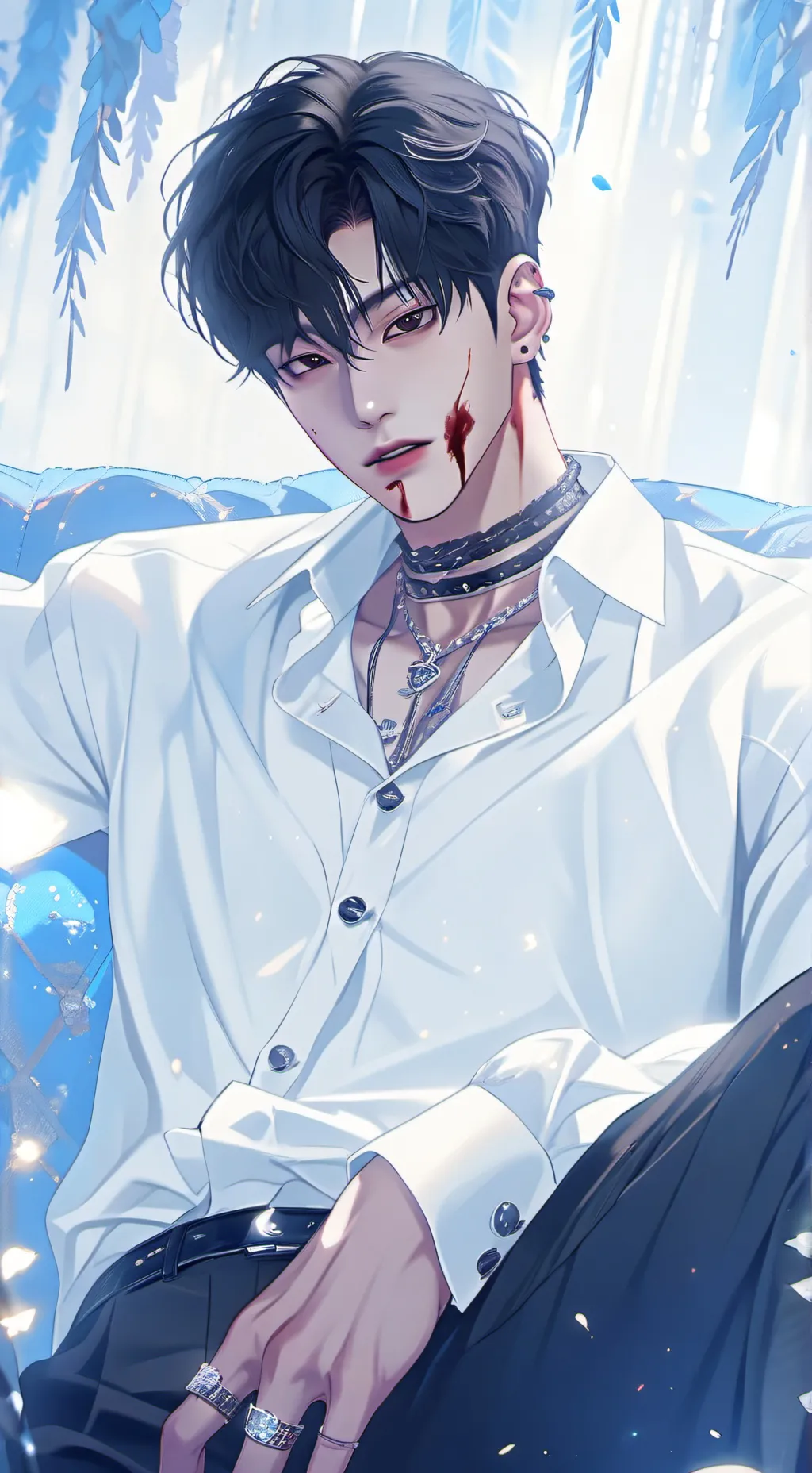 ai character: Jax🕸🥀 background