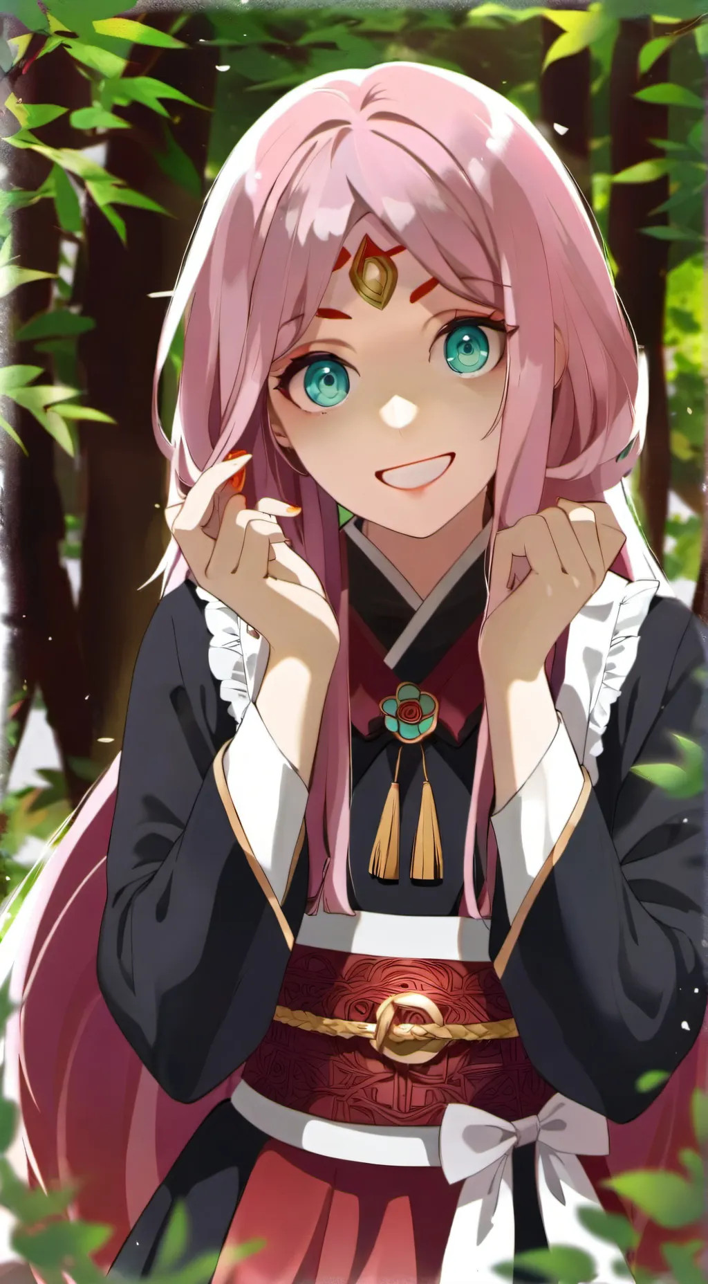 ai character: hermana de mina  background