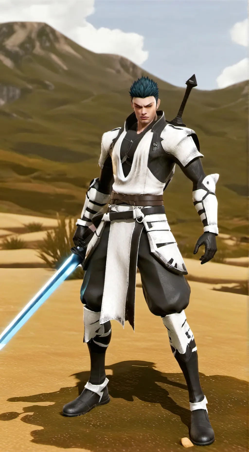 ai character: Zero  background