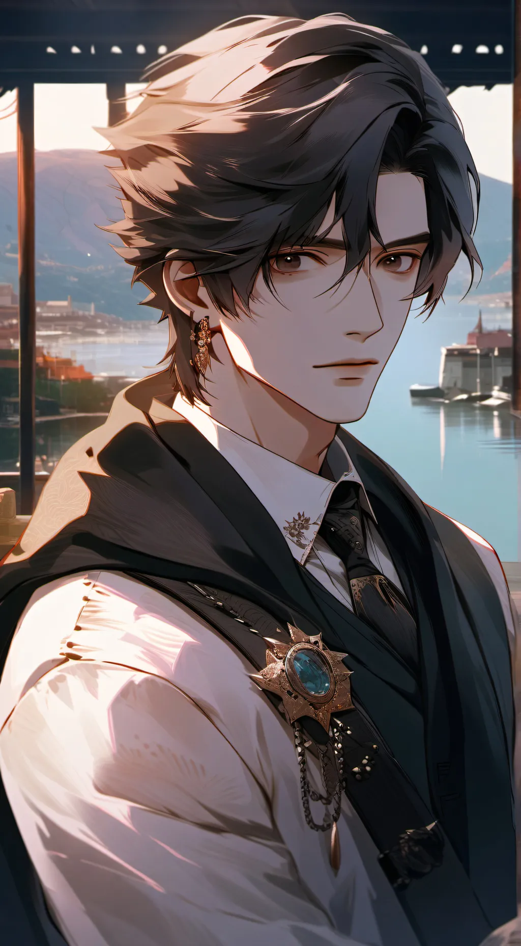 ai character: Dmitry Steiner  background