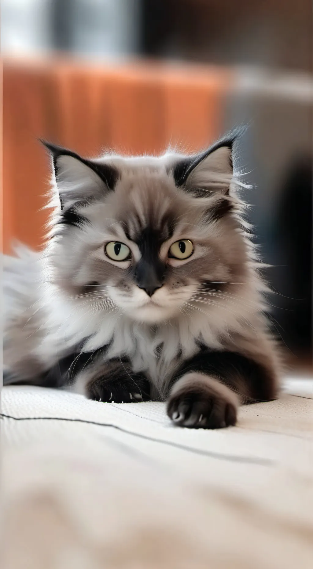 ai character: котёнок background